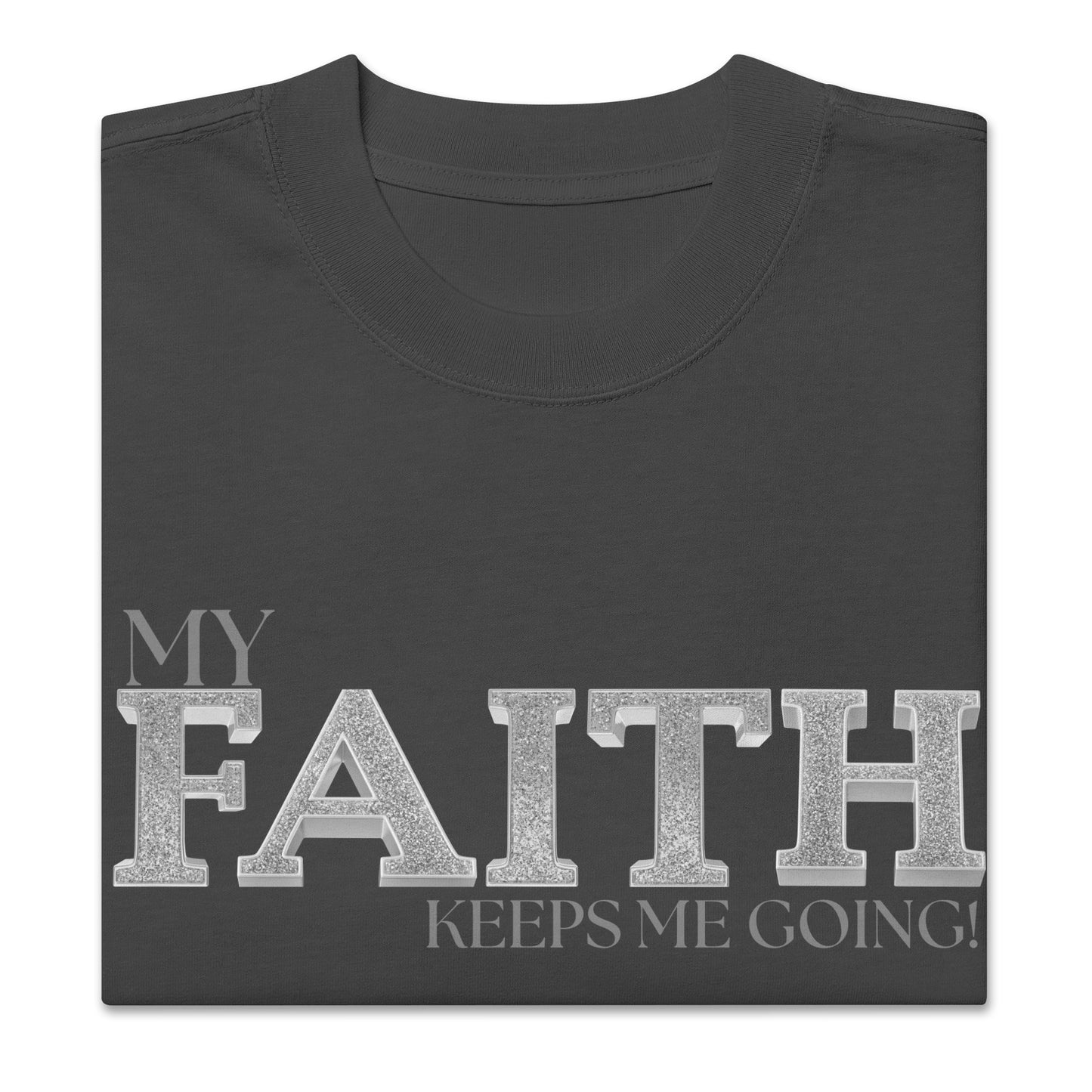 Christian Faith Oversized Faded T Shirt Unisex