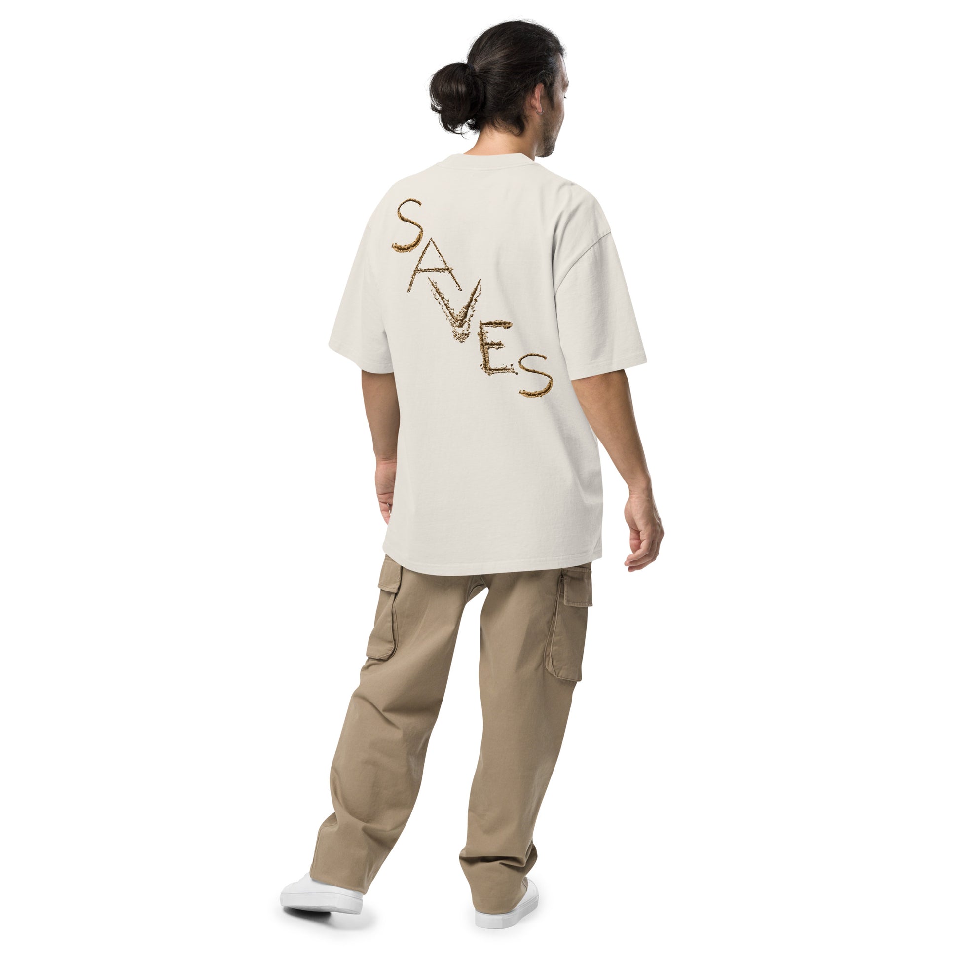 Jesus Saves Christian Inspirational Oversized Faded T Shirt