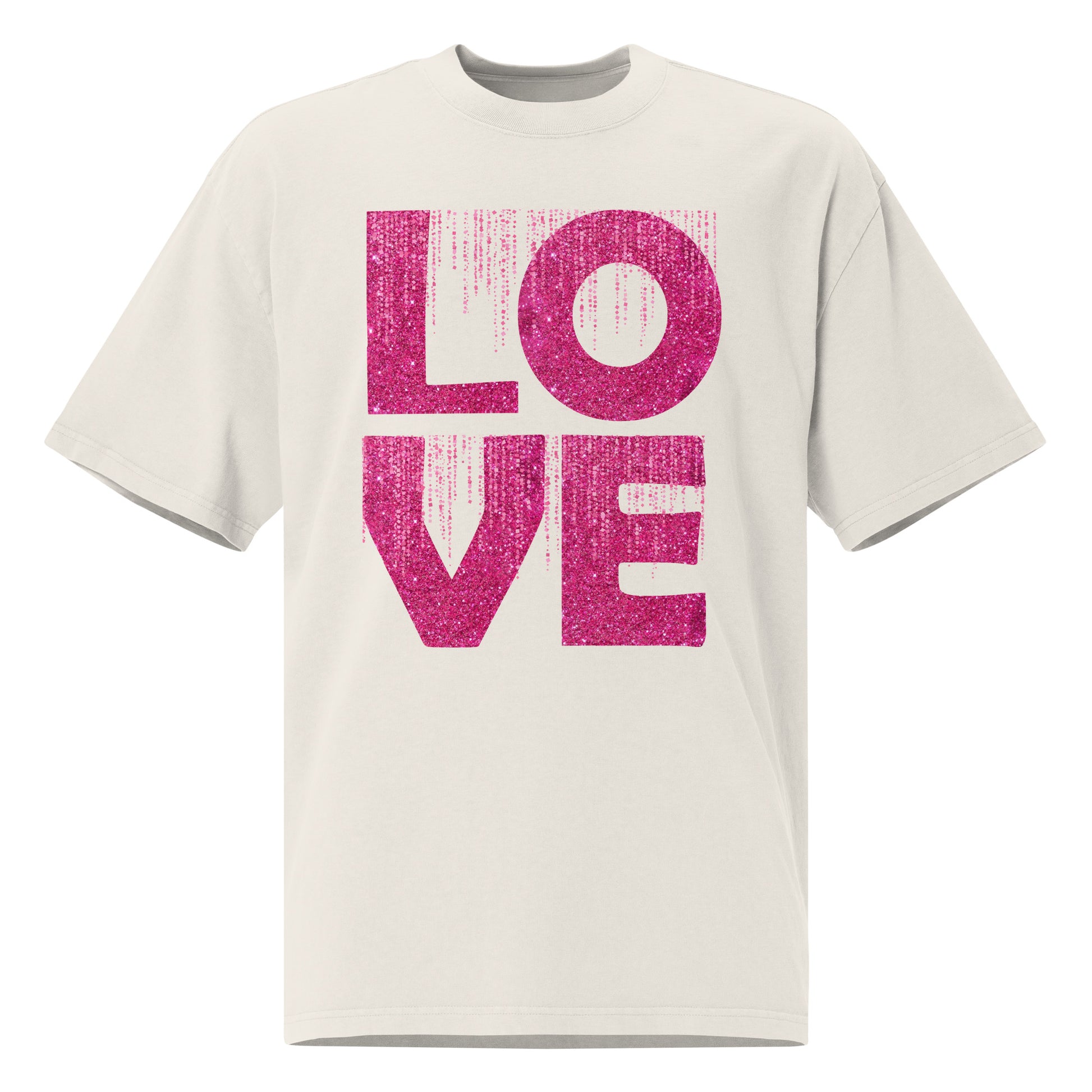 Love Inspirational Oversized faded T Shirt Unisex