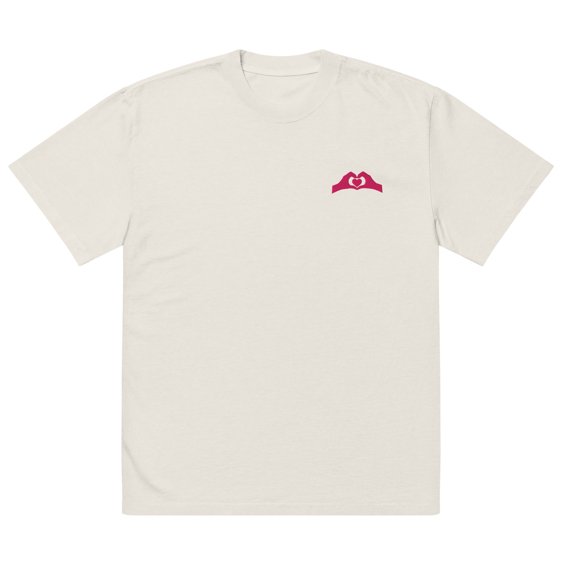 Spread The Love Motivational Oversized Faded T-Shirt Unisex