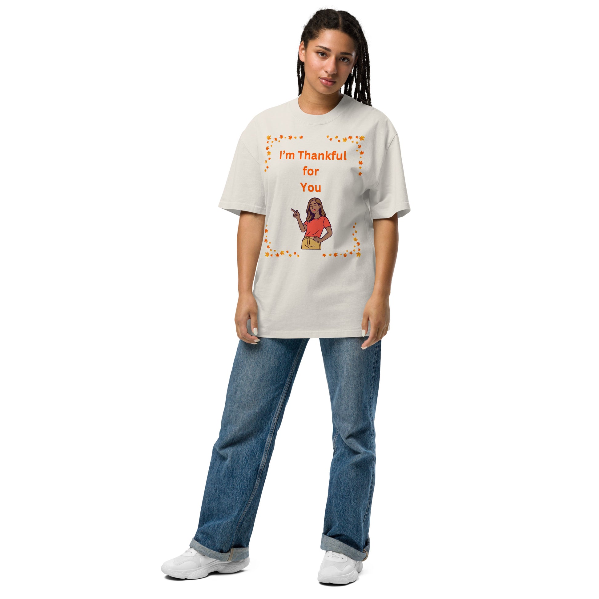 Thanksgiving Oversized Faded T Shirt Unisex