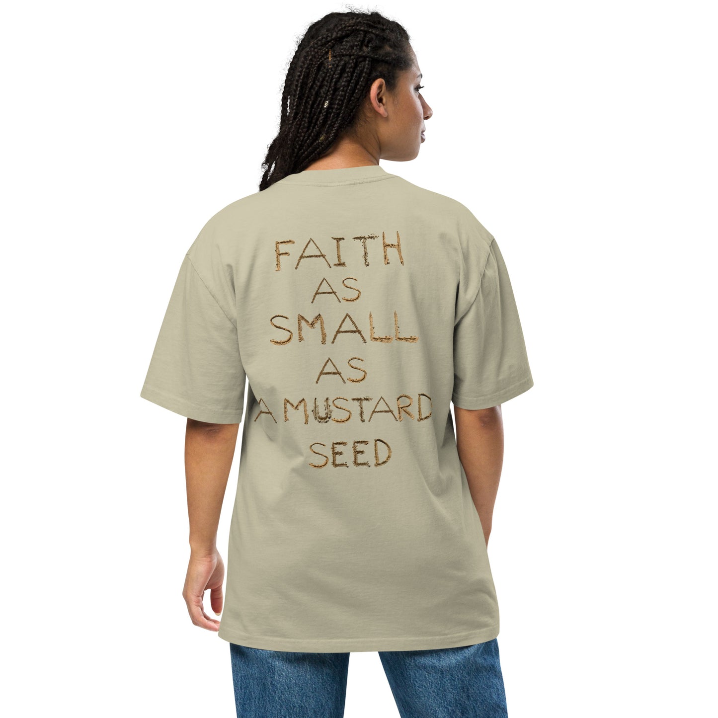 God IS Real Christian Inspirational Oversized faded T Shirt Unisex