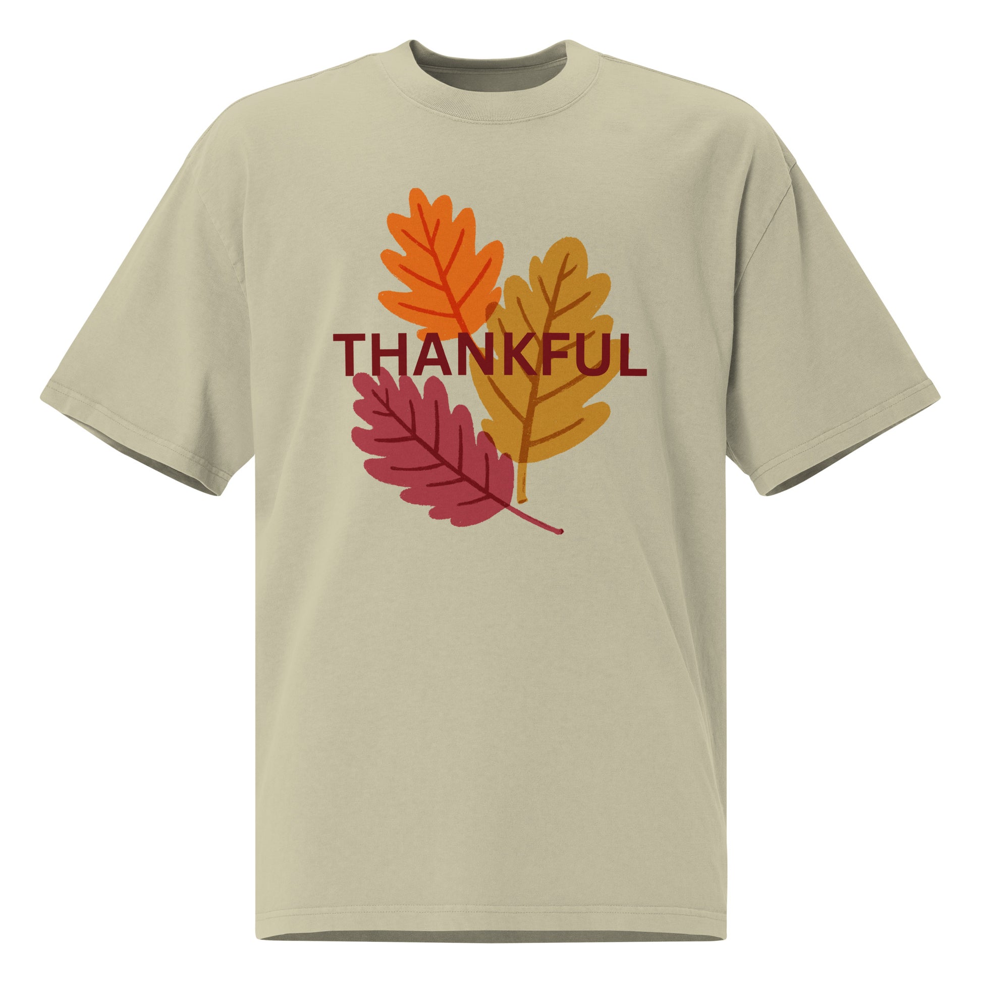 Thanksgiving Oversized Faded T Shirt Unisex