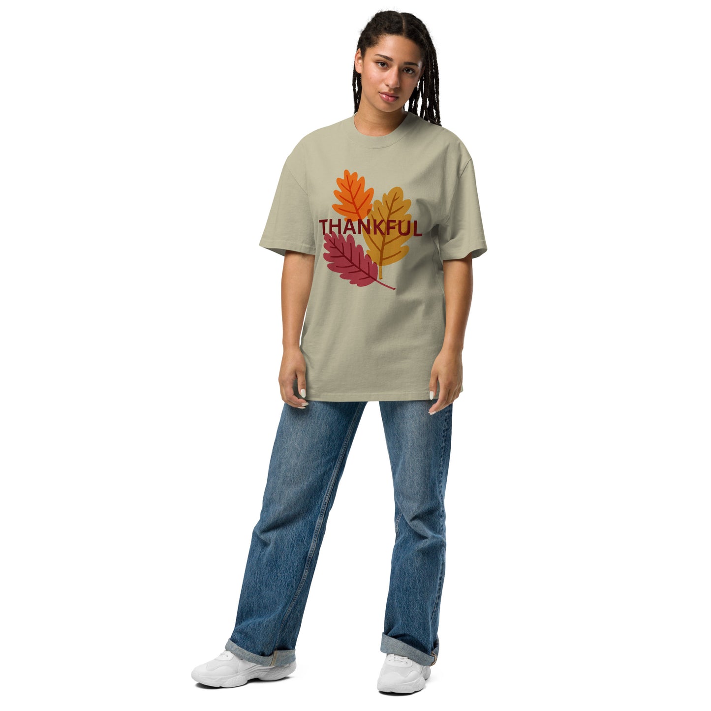 Thanksgiving Oversized Faded T Shirt Unisex