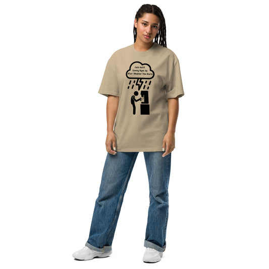 Faith Refill Inspirational Oversized faded T-Shirt Unisex