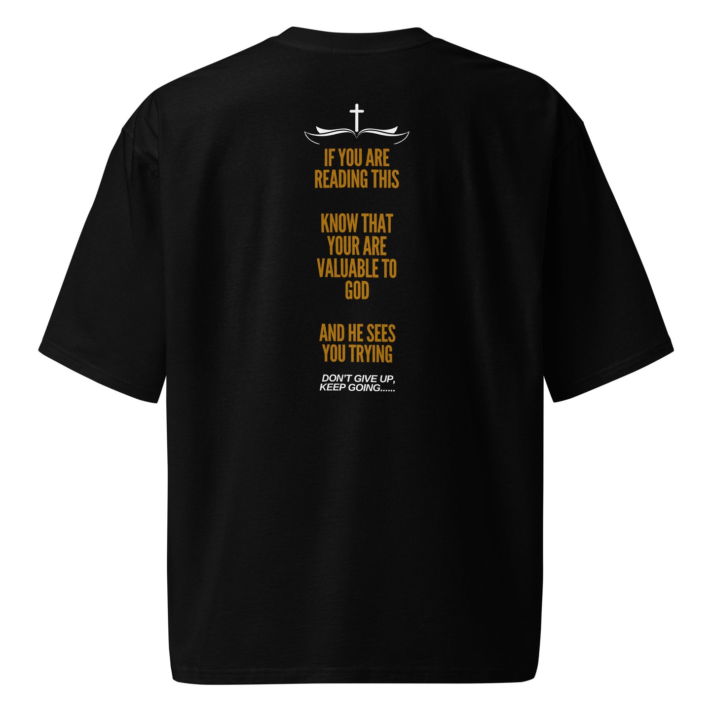 Valuable To God Christian Inspirational Oversized Heavyweight Unisex T Shirt