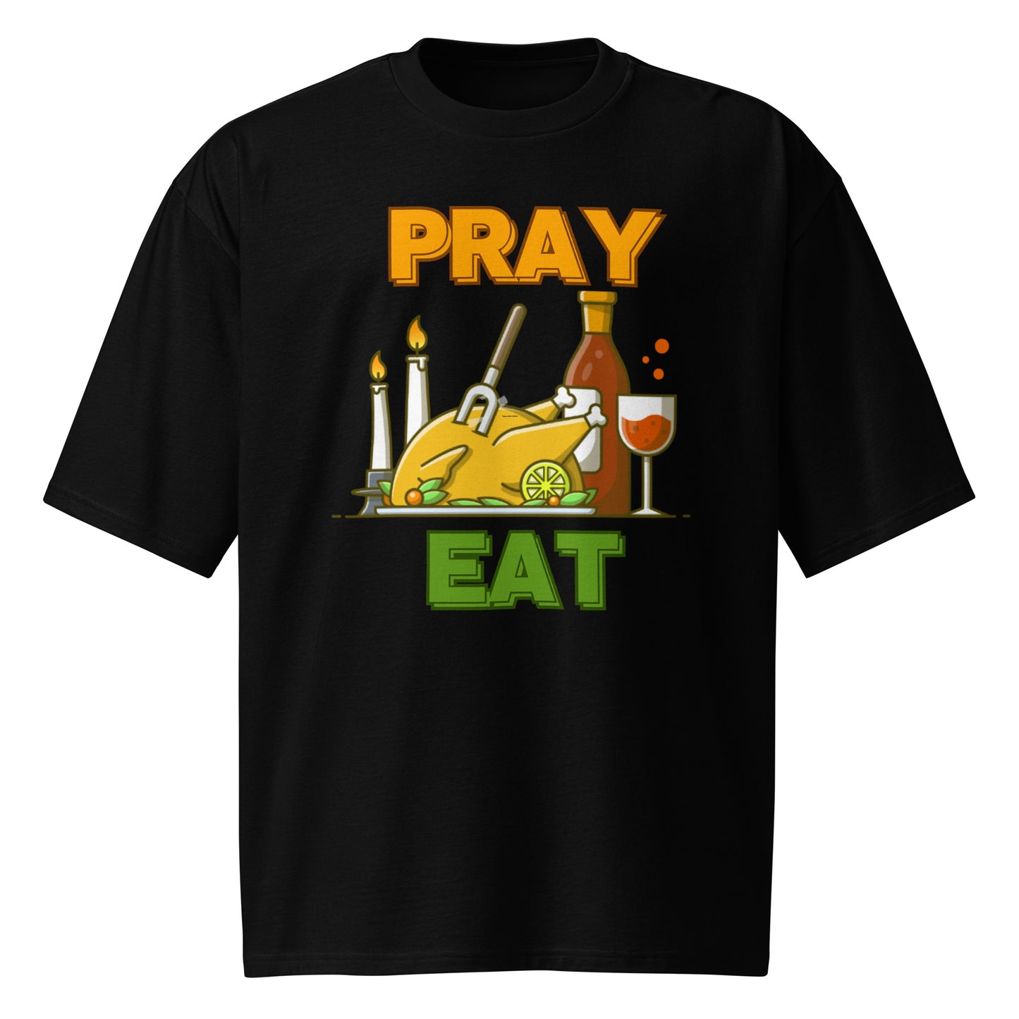 Thanksgiving Oversized Heavyweight Unisex T Shirt