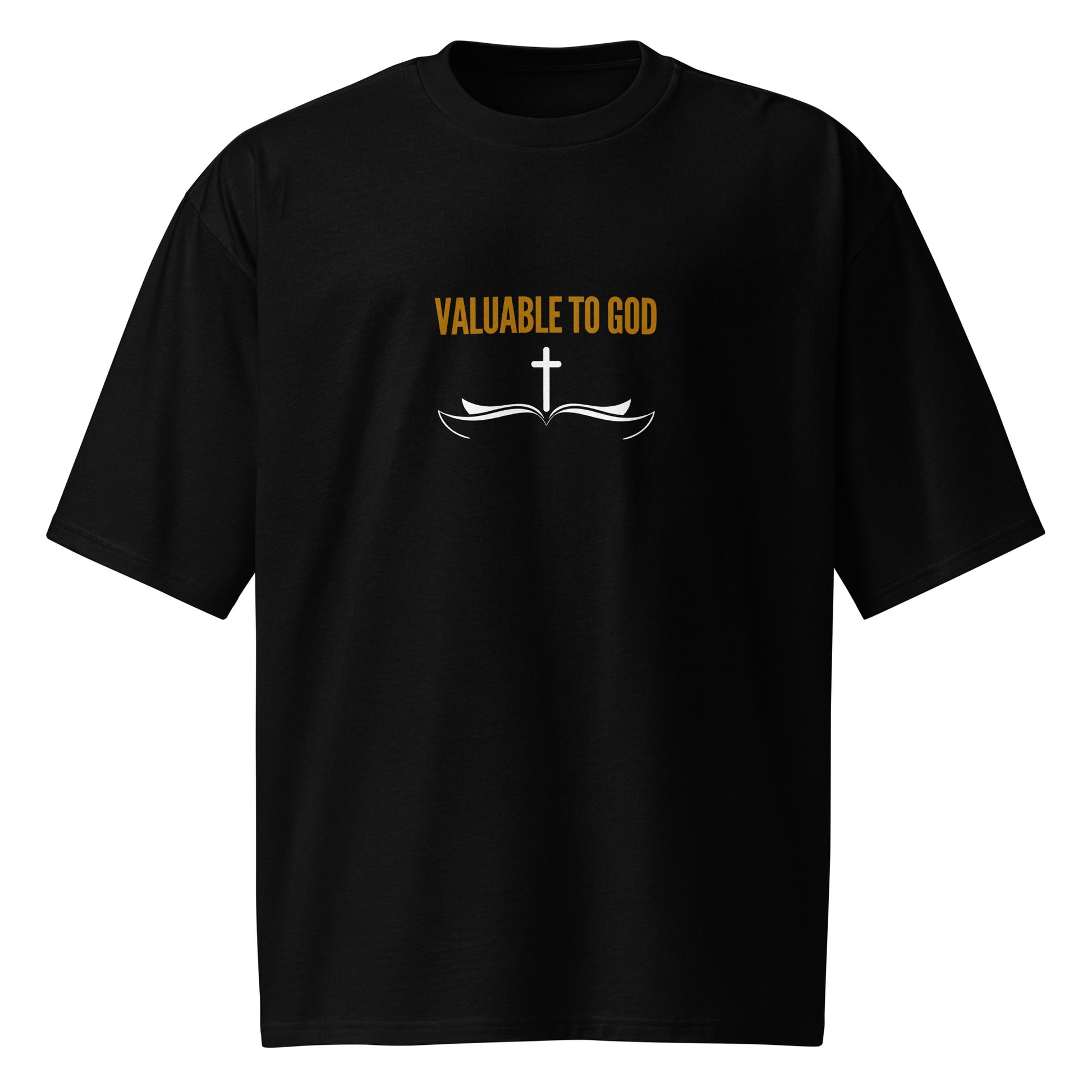 Valuable To God Christian Inspirational Oversized Heavyweight Unisex T Shirt