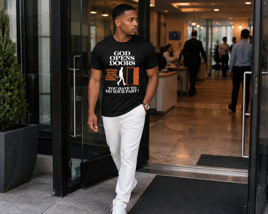 God Open Doors Inspirational T Shirt Unisex