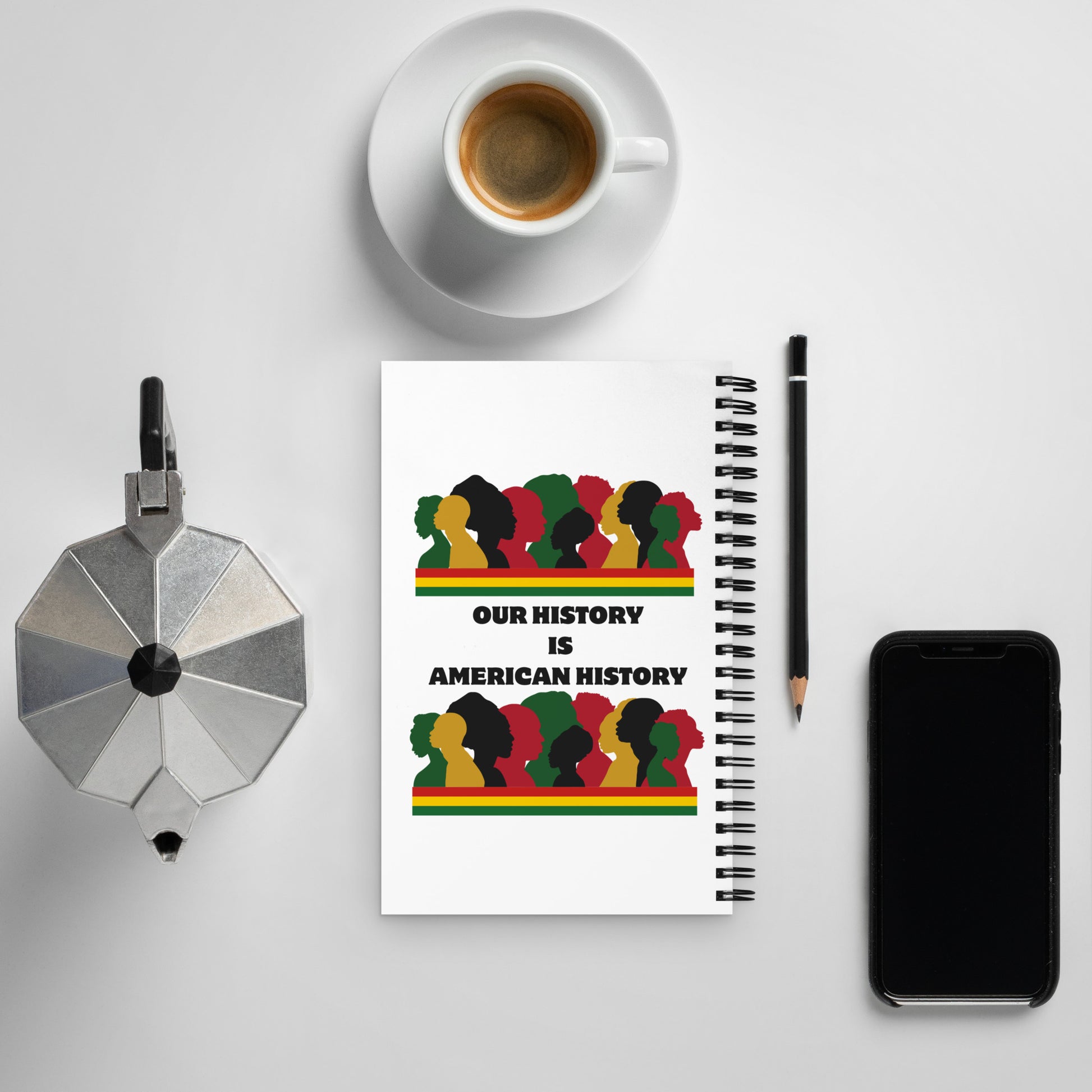 Black History Inspirational Spiral Notebook