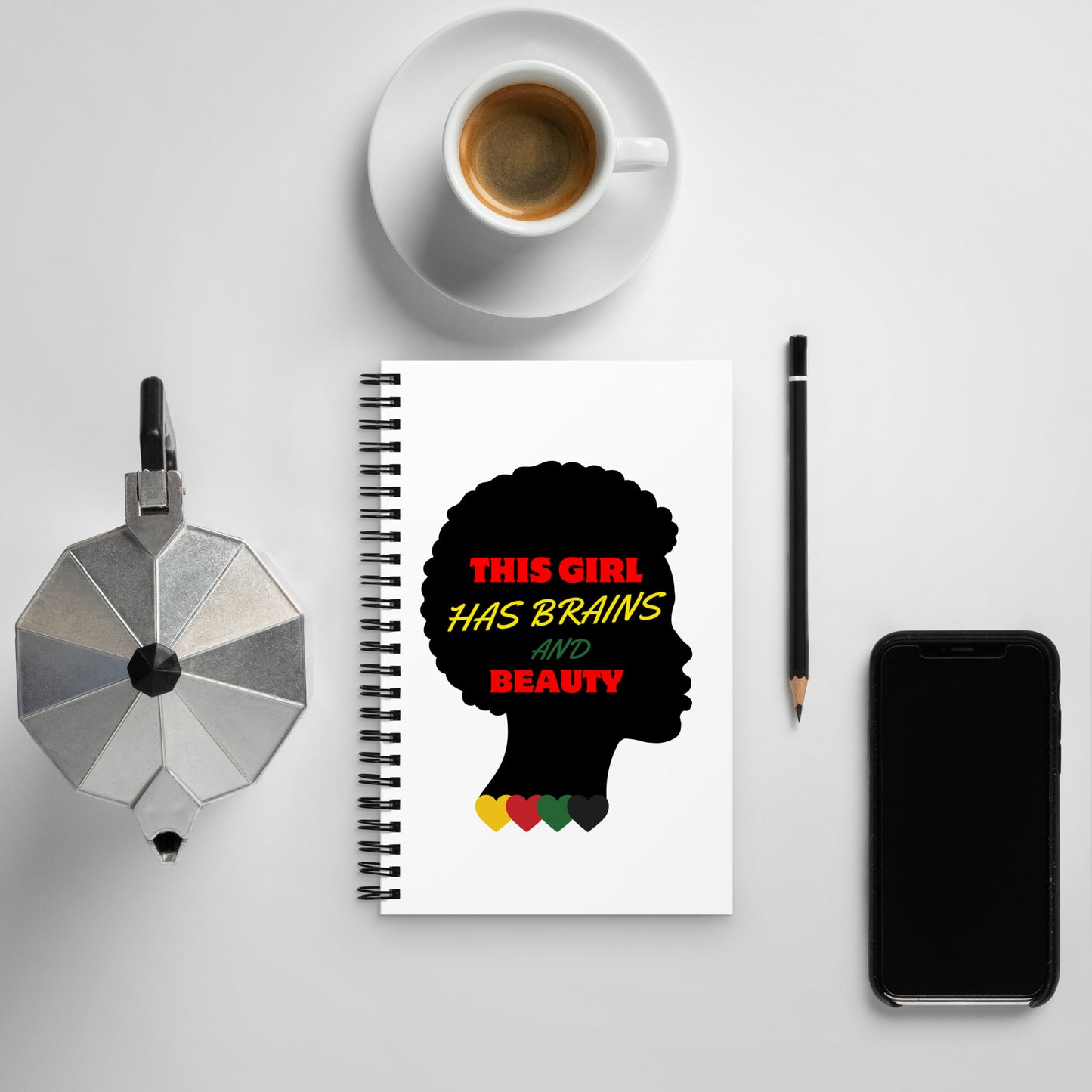 Black History Inspirational Spiral Notebook