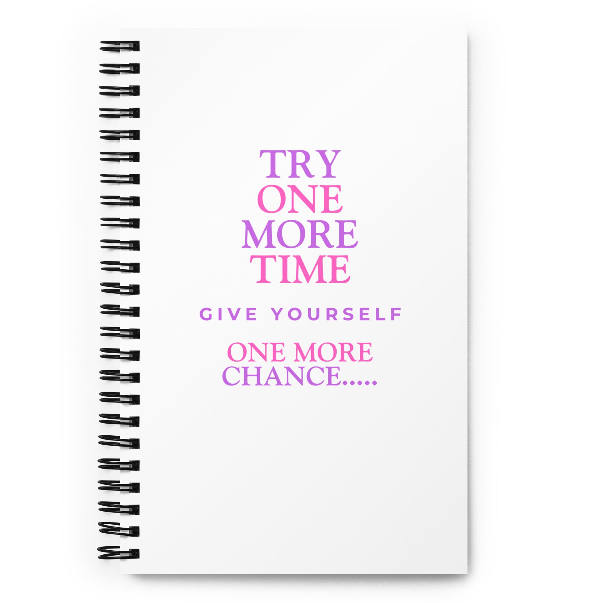 Inspirational Spiral notebook 