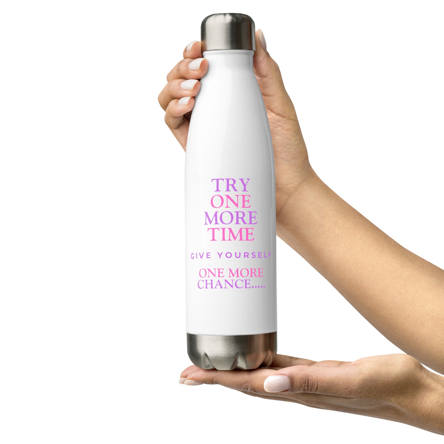 Inspirational Stainless steel water bottle