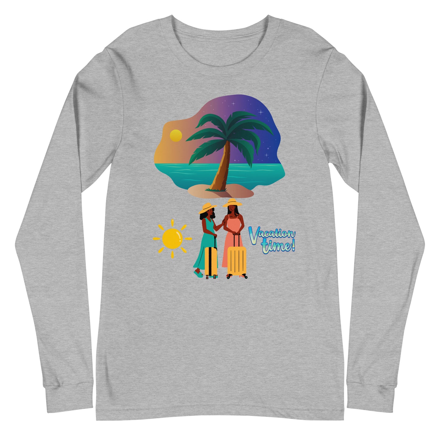 Vacation Inspirational  lightweight Long Sleeve T shirt