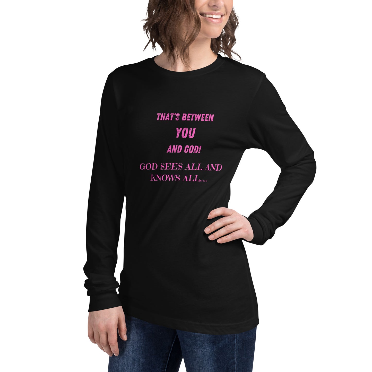 Christian Inspirational  lightweight Long Sleeve T shirt