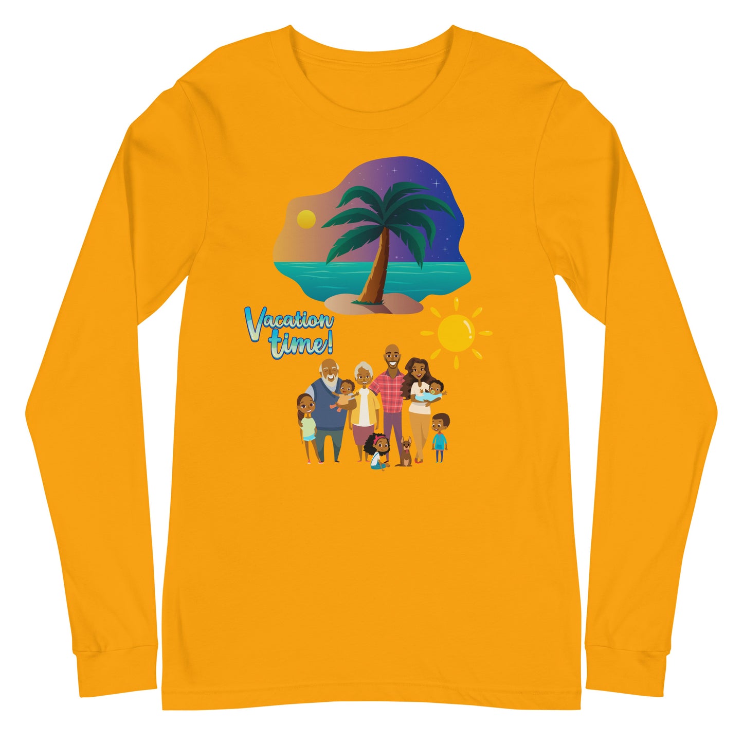 Vacation Inspirational  lightweight Long Sleeve T shirt