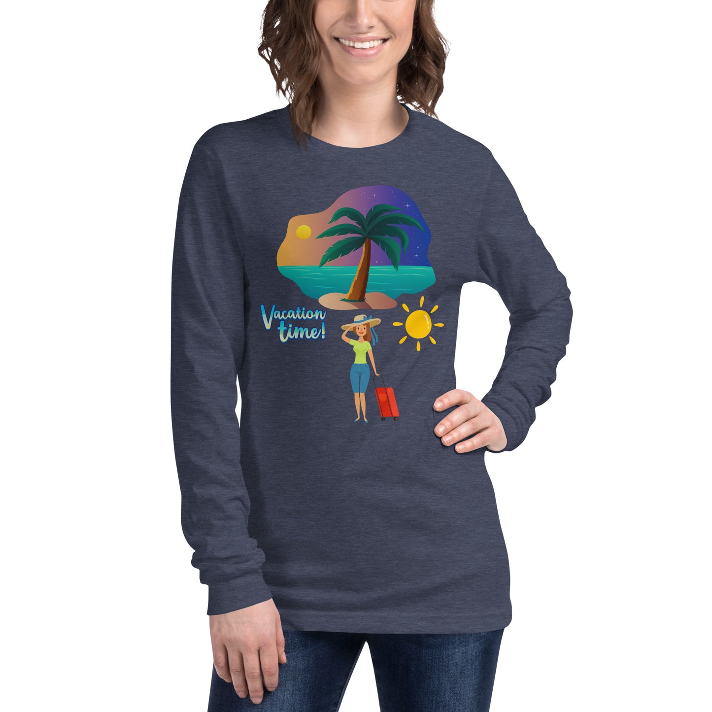 Vacation Inspirational long sleeve T Shirt