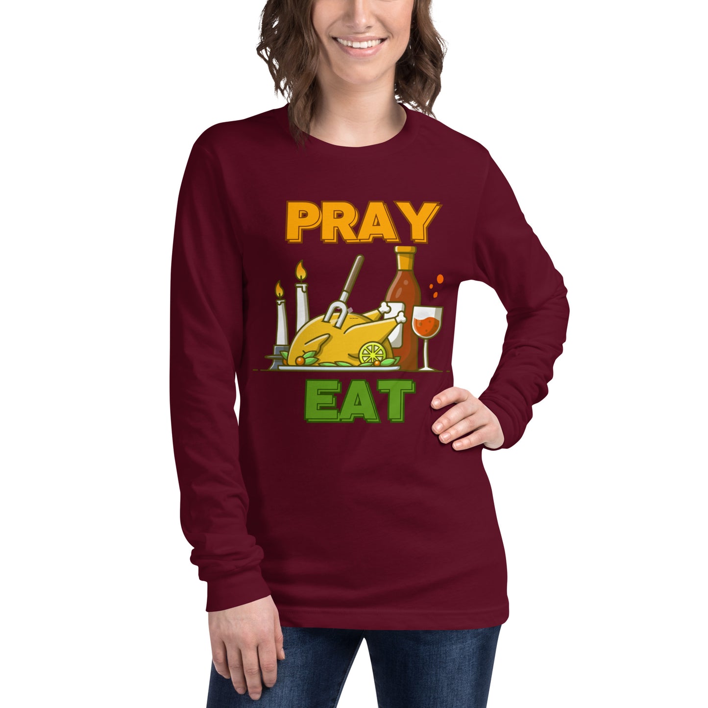 Thanksgiving lightweight Long Sleeve T Shirt Unisex