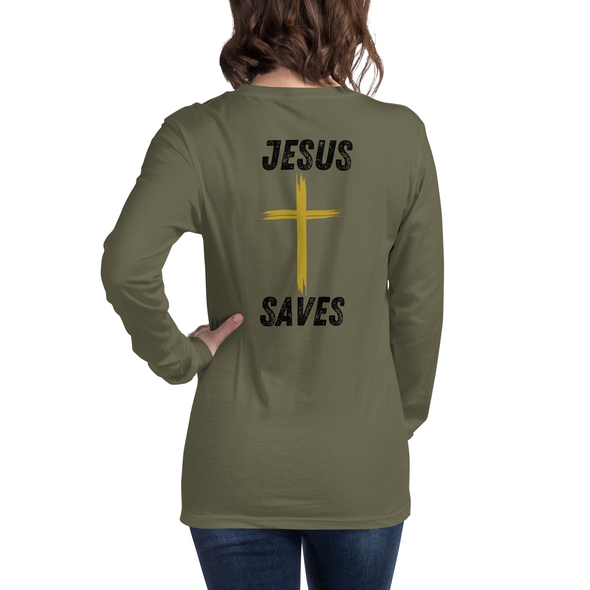 Jesus Trumps All Christian lightweight Long Sleeve T Shirt Unisex