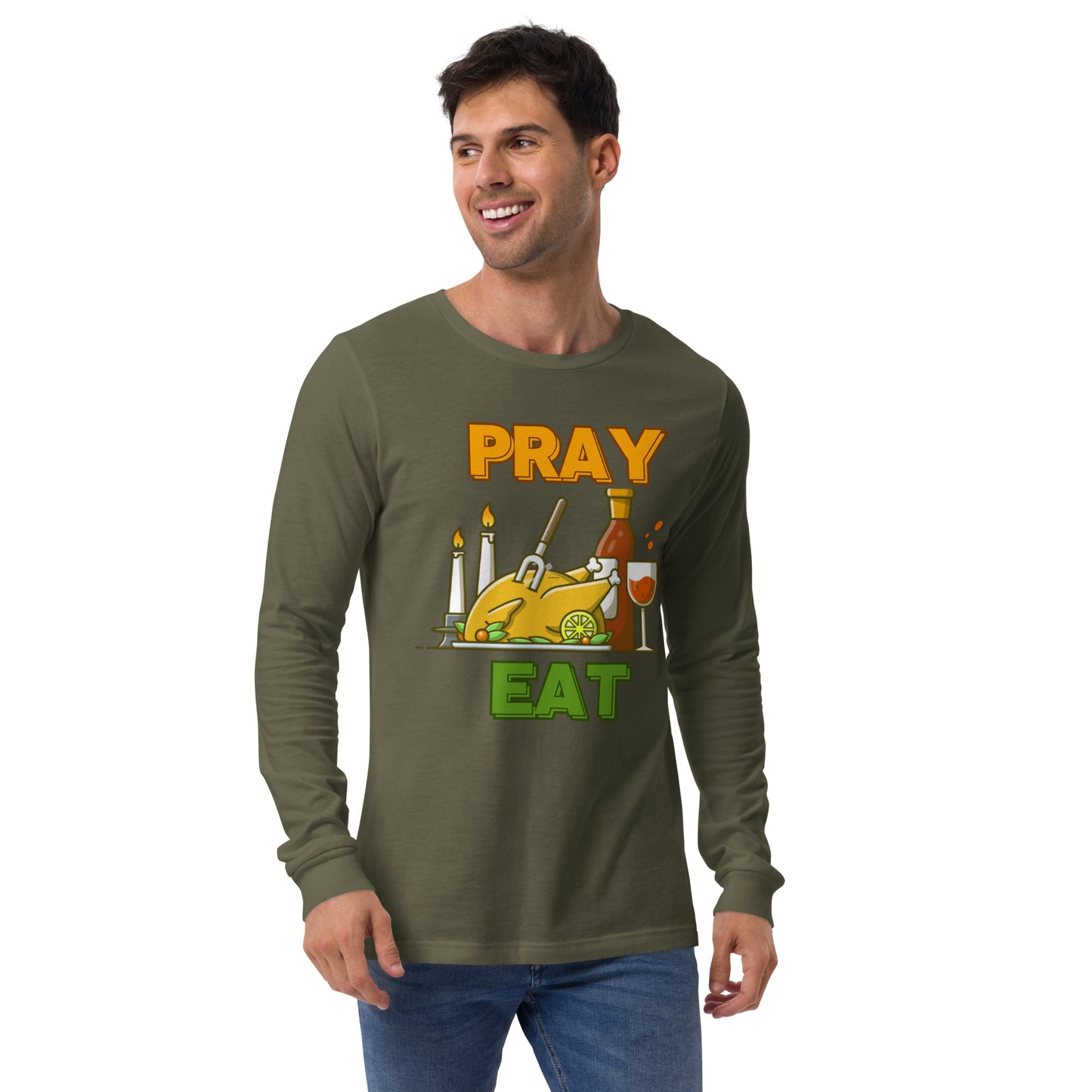 Thanksgiving lightweight Long Sleeve T Shirt Unisex