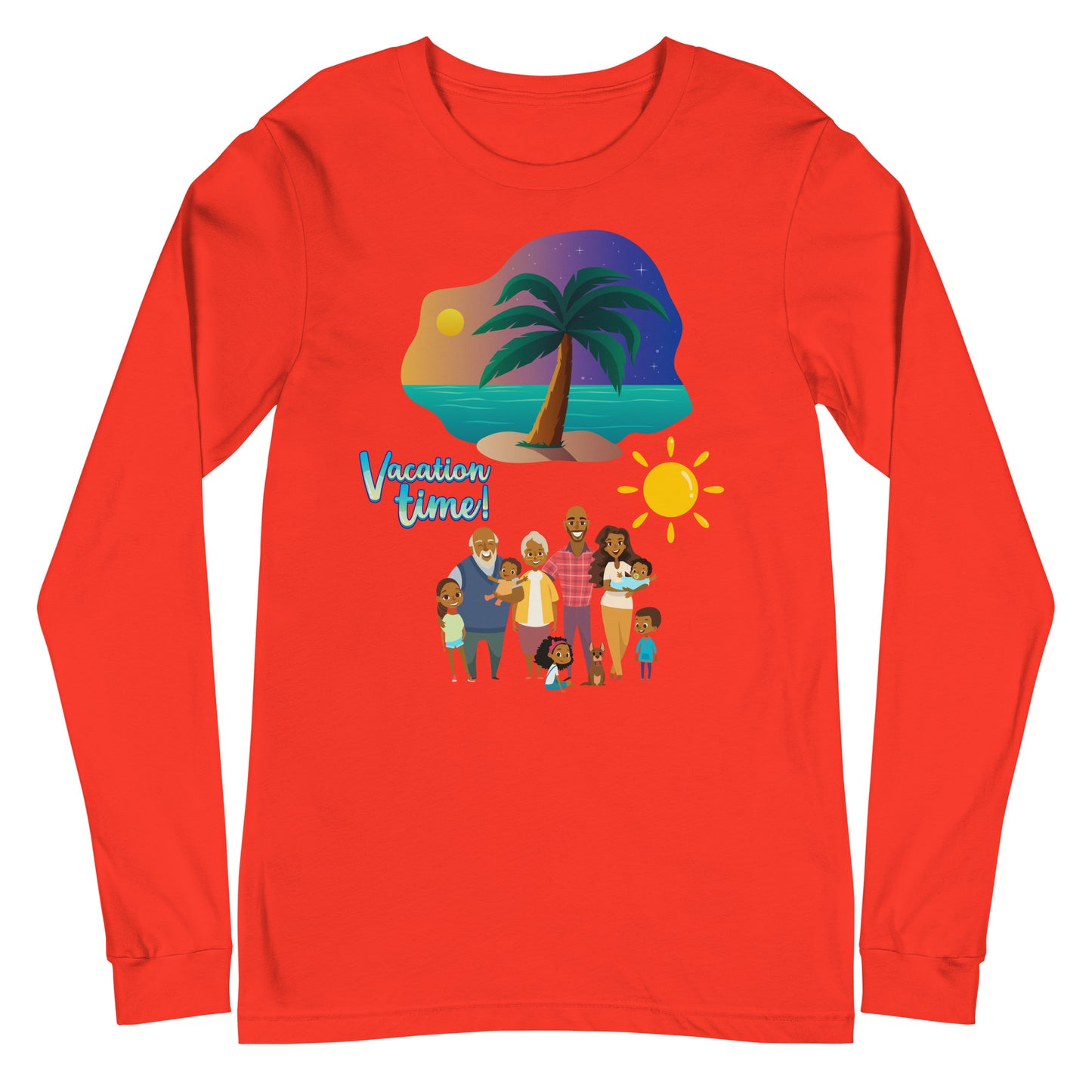 Vacation Inspirational  lightweight Long Sleeve T shirt