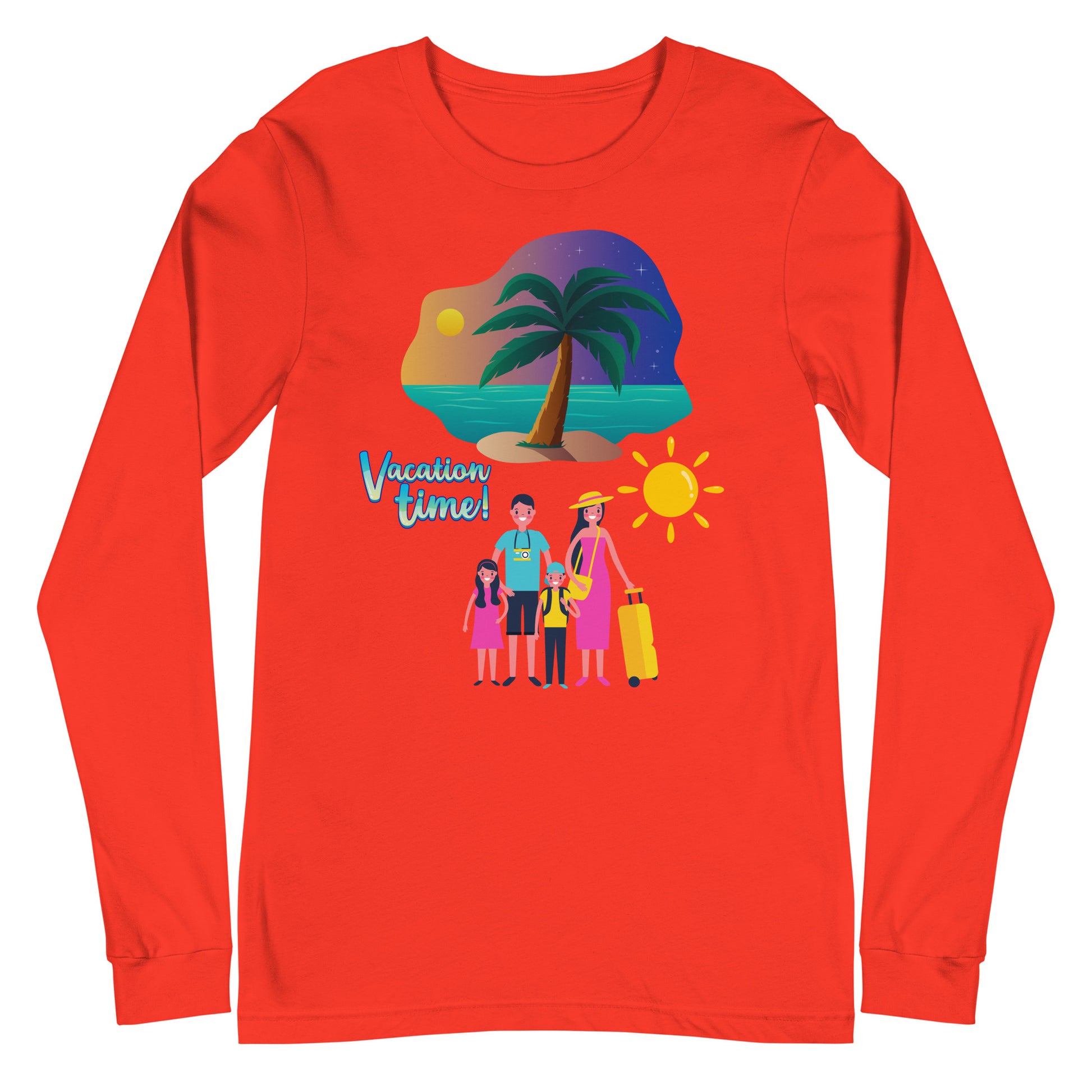 Vacation Inspirational  lightweight Long Sleeve T shirt