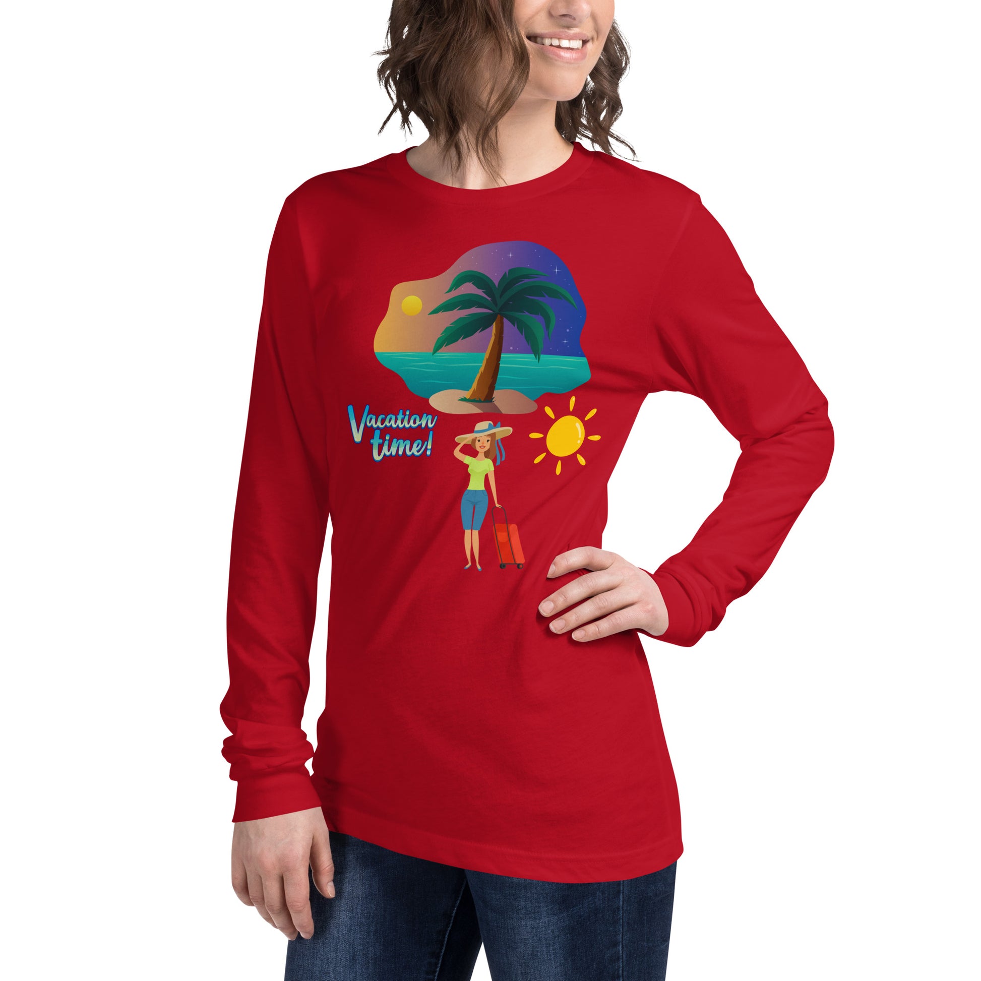 Vacation Inspirational long sleeve T Shirt