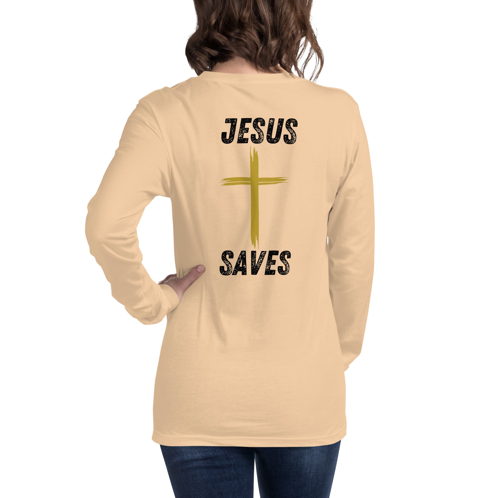 Jesus Trumps All Christian lightweight Long Sleeve T Shirt Unisex