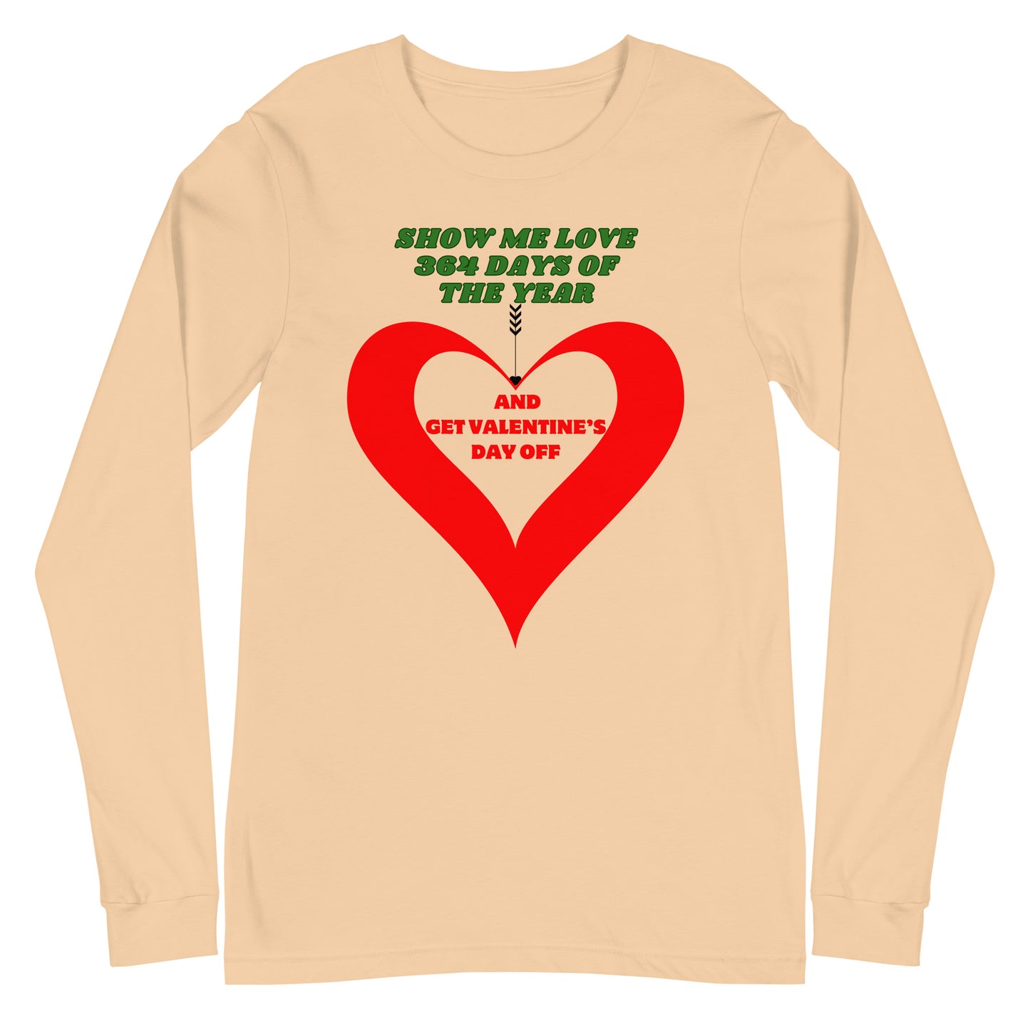 Valentine's Day Unisex Long Sleeve T shirt