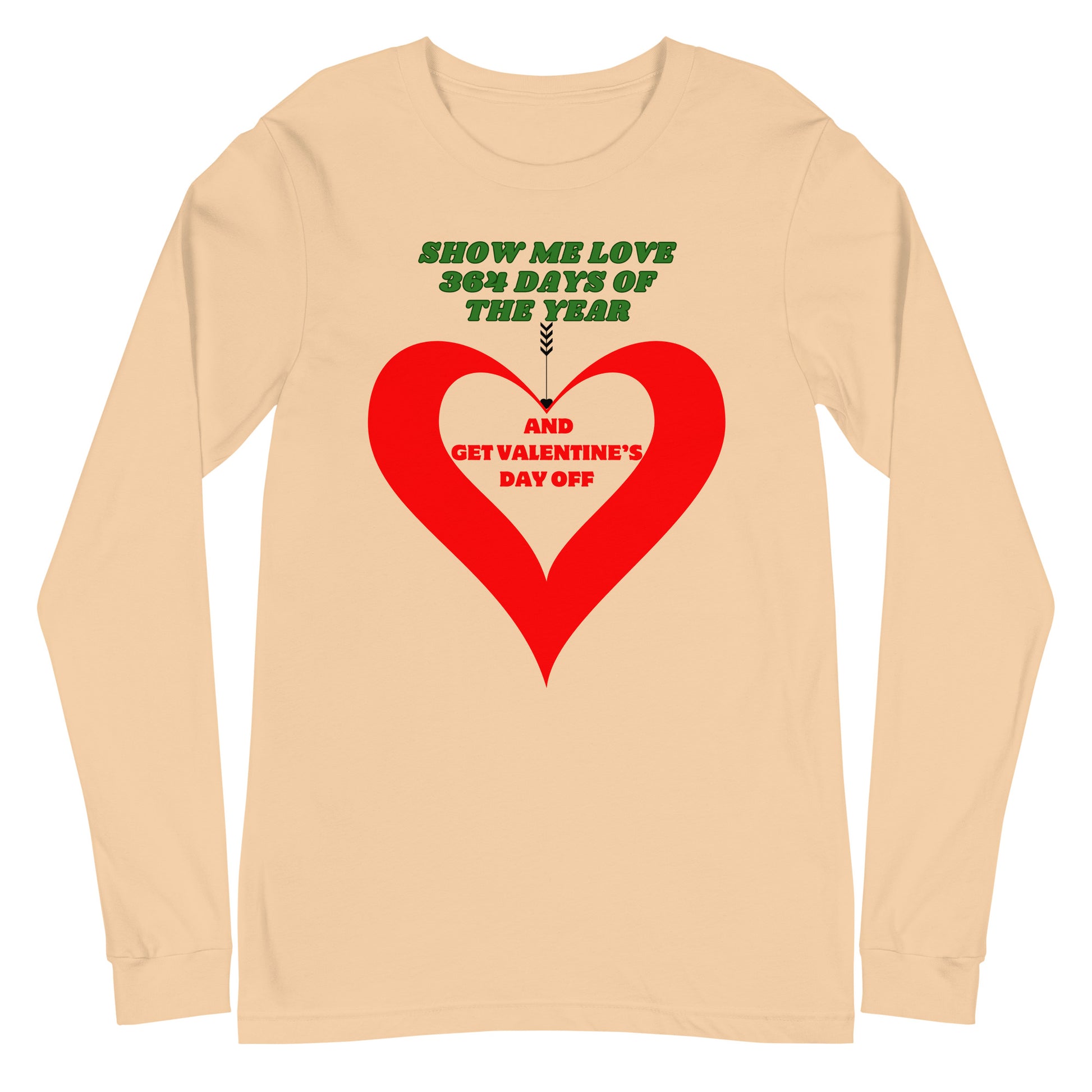 Valentine's Day Unisex Long Sleeve T shirt