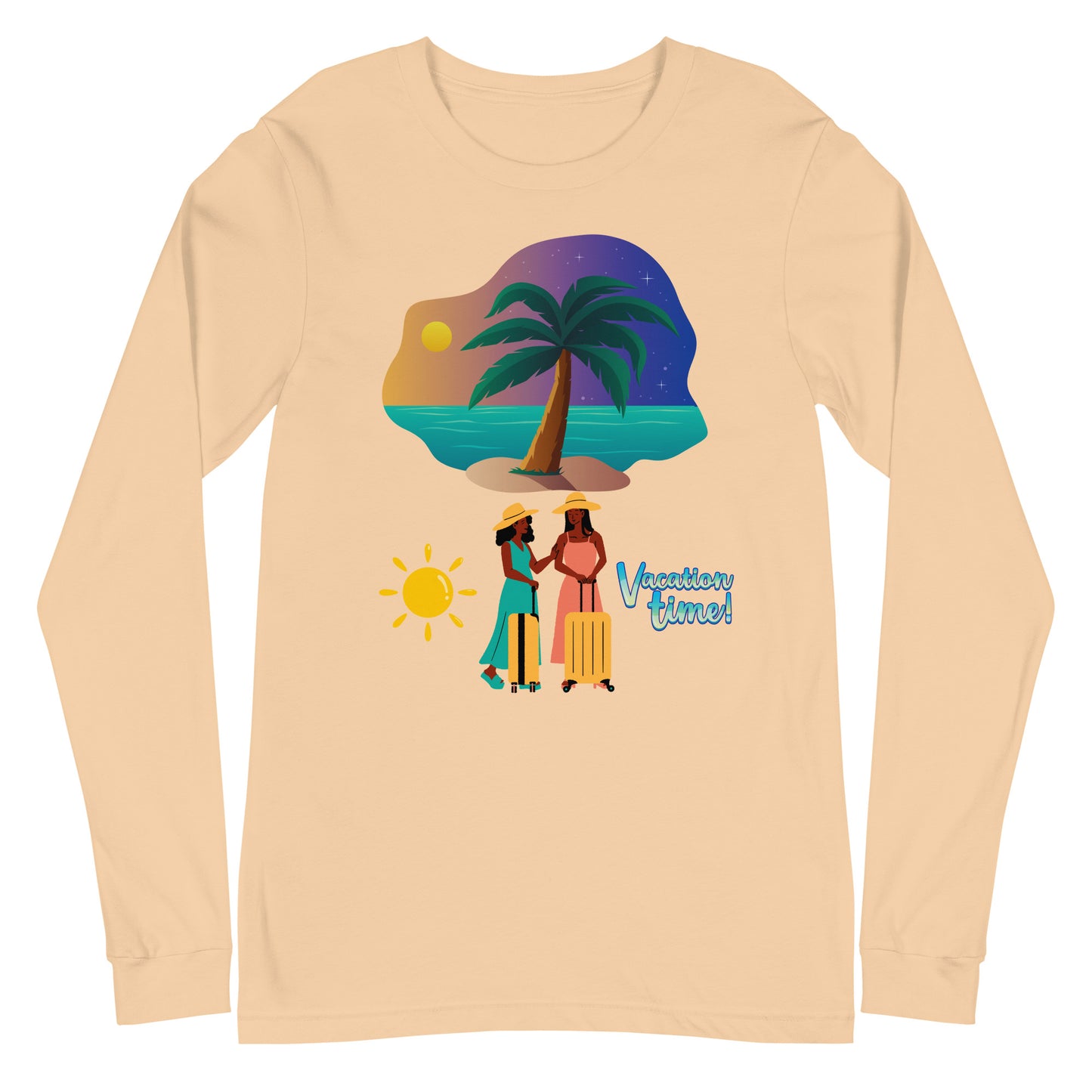 Vacation Inspirational  lightweight Long Sleeve T shirt