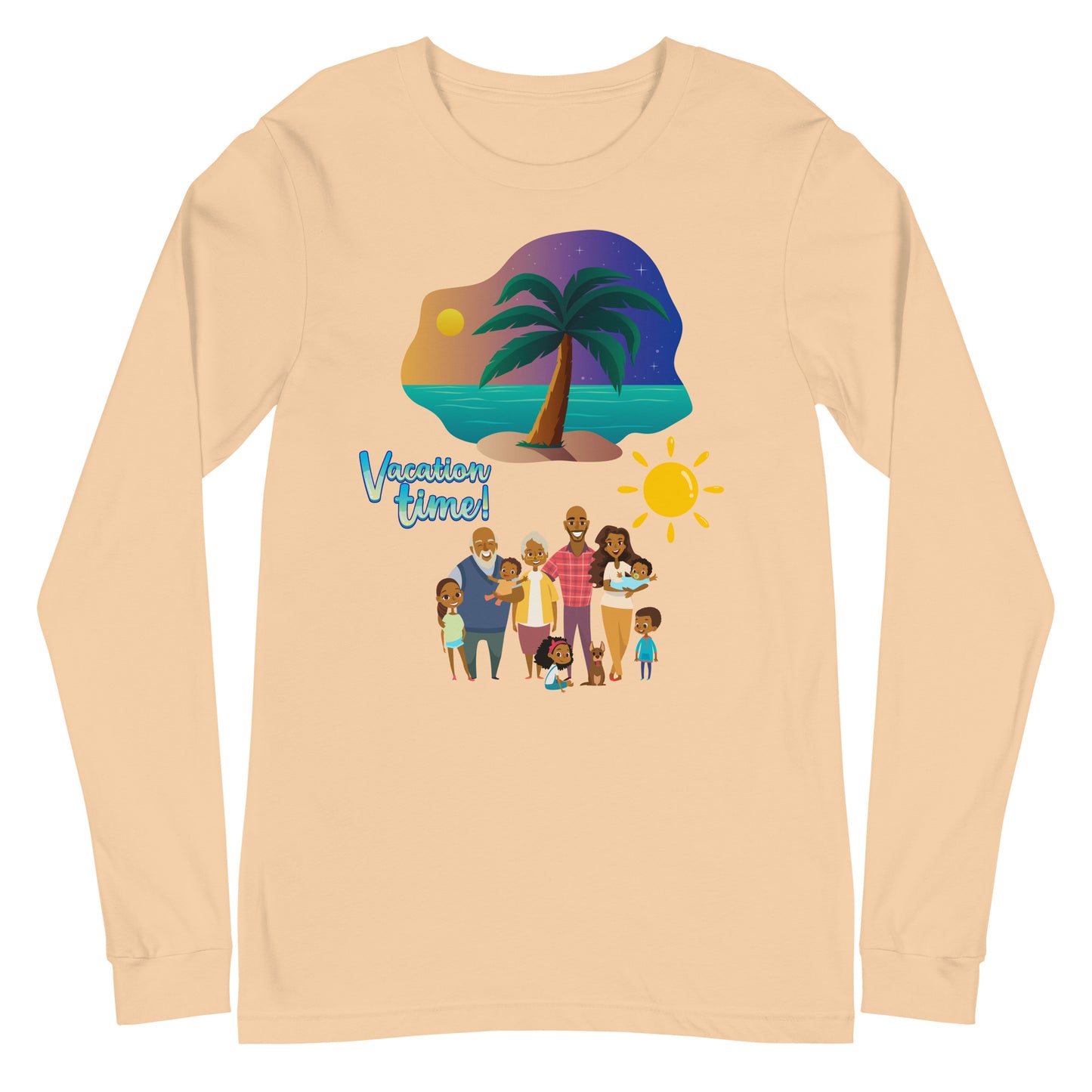 Vacation Inspirational  lightweight Long Sleeve T shirt