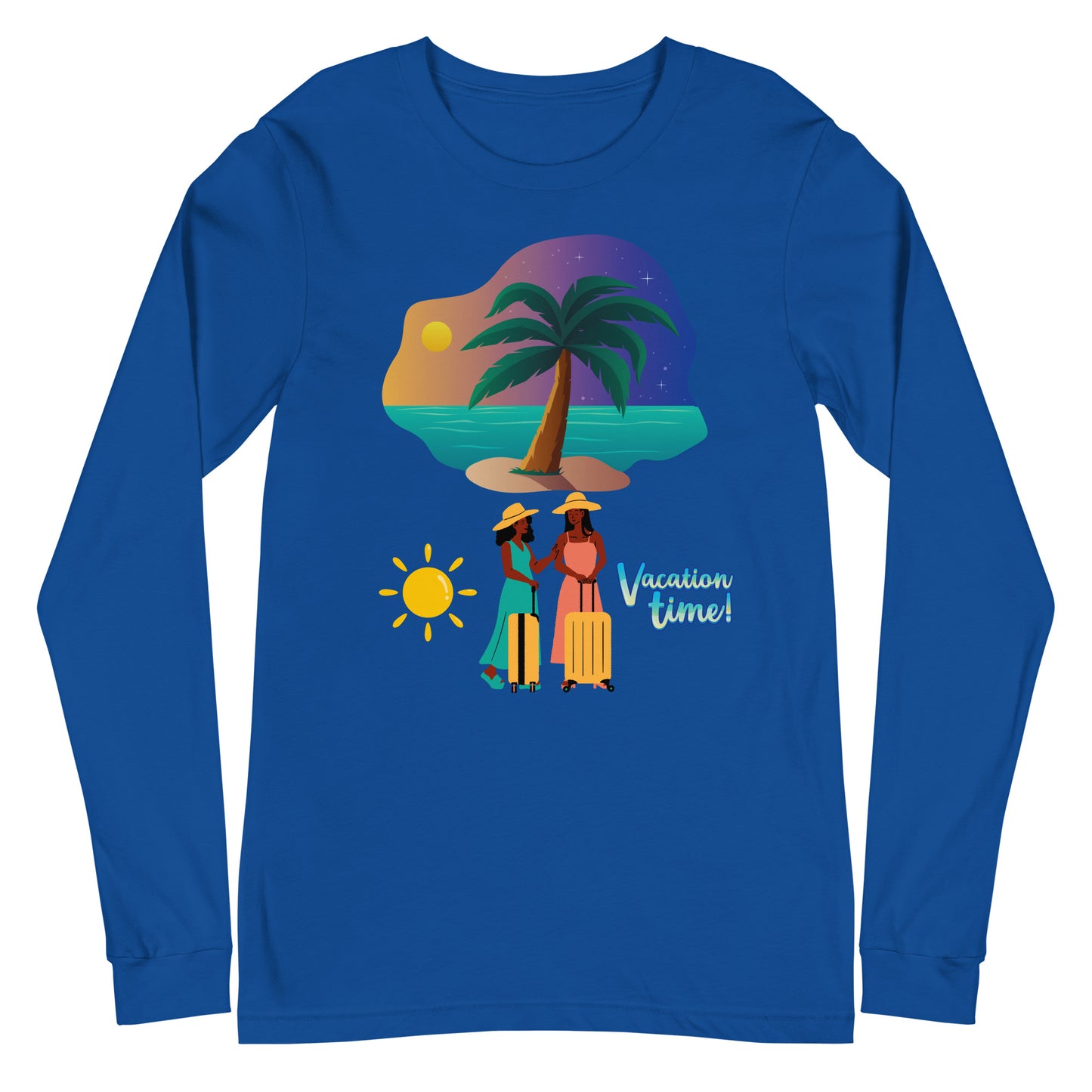 Vacation Inspirational  lightweight Long Sleeve T shirt