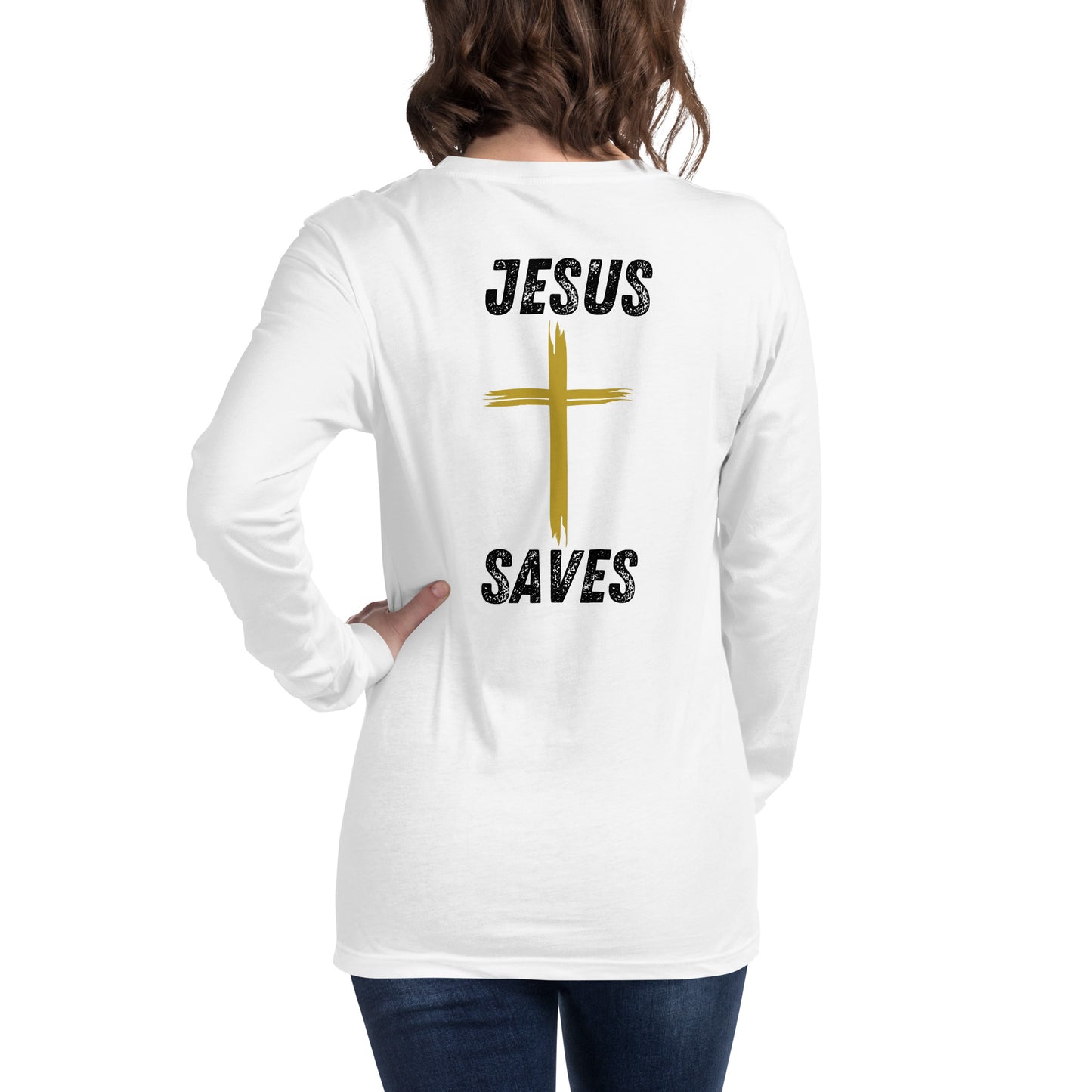 Jesus Trumps All Christian lightweight Long Sleeve T Shirt Unisex