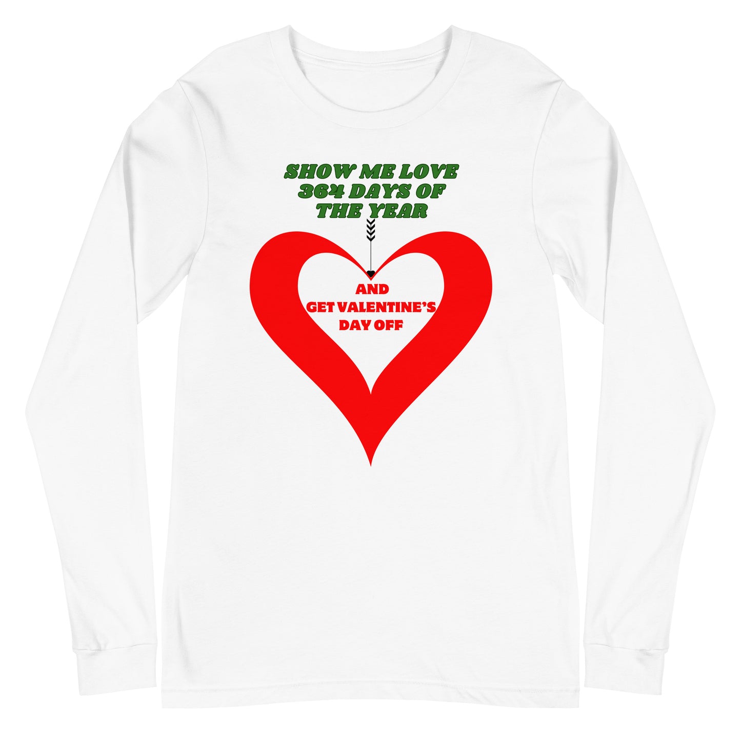 Valentine's Day Unisex Long Sleeve T shirt