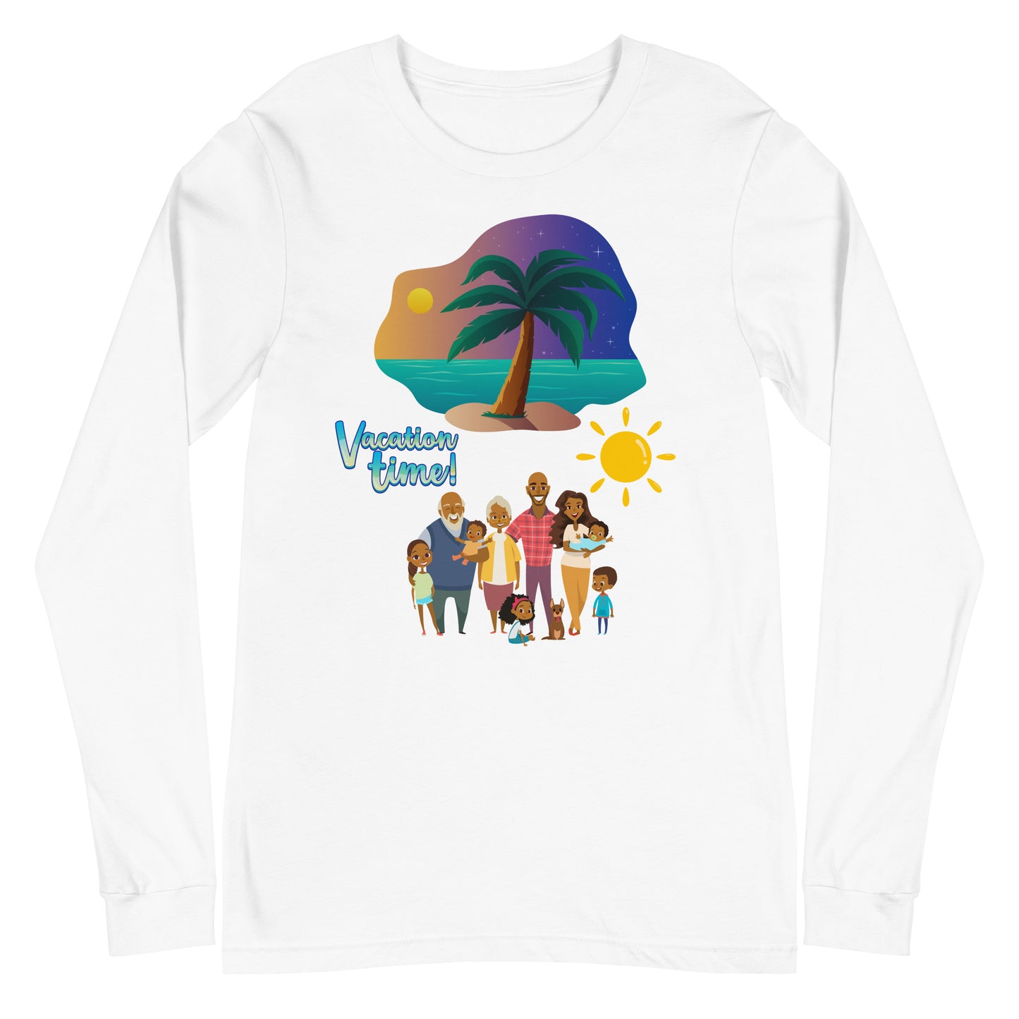 Vacation Inspirational  lightweight Long Sleeve T shirt