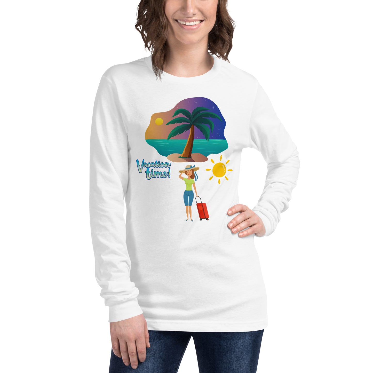 Vacation Inspirational long sleeve T Shirt