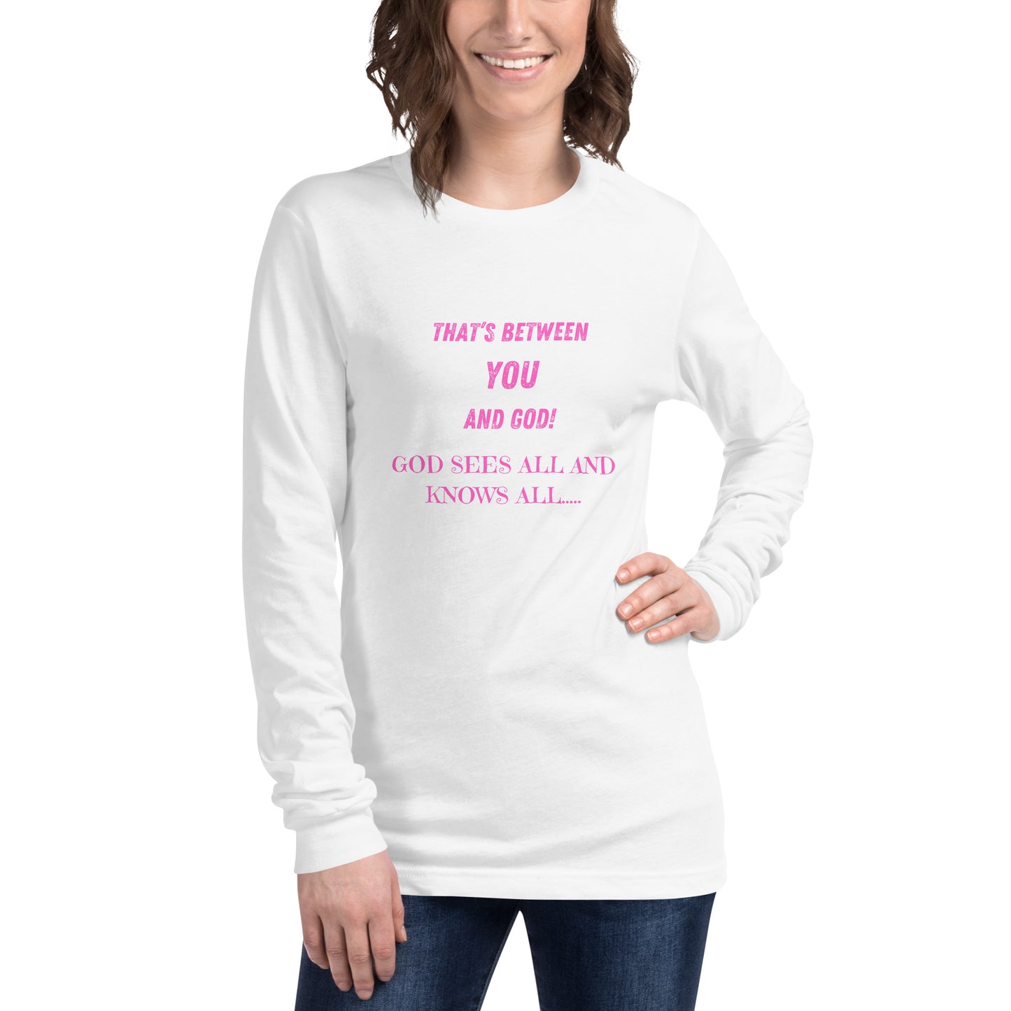 Christian Inspirational  lightweight Long Sleeve T shirt