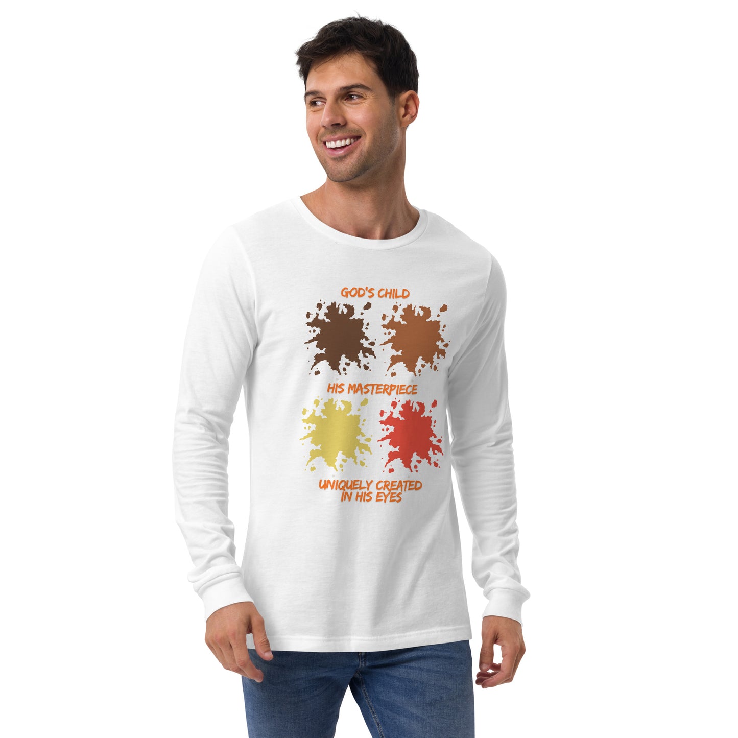 God's Masterpiece Inspirational lightweight Unisex Long Sleeve T Shirt