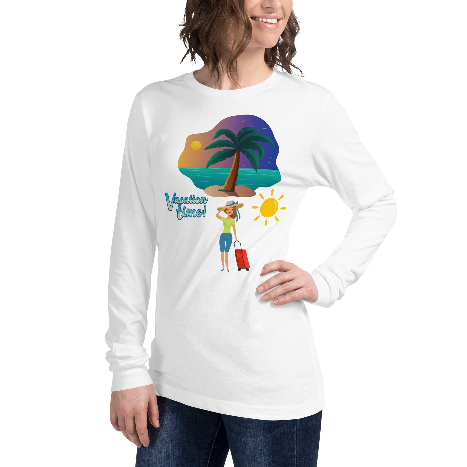 Vacation Inspirational long sleeve T Shirt