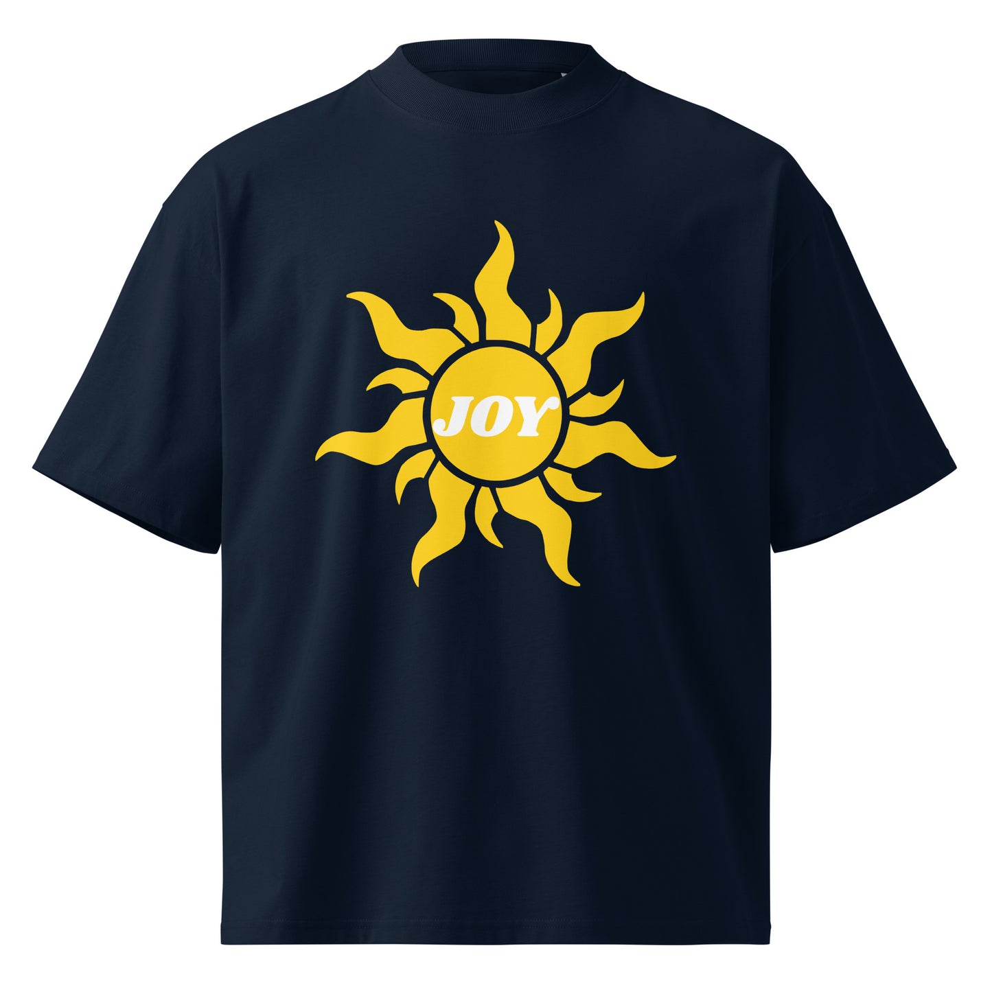 Joy Inspirational Oversized High Neck T Shirt