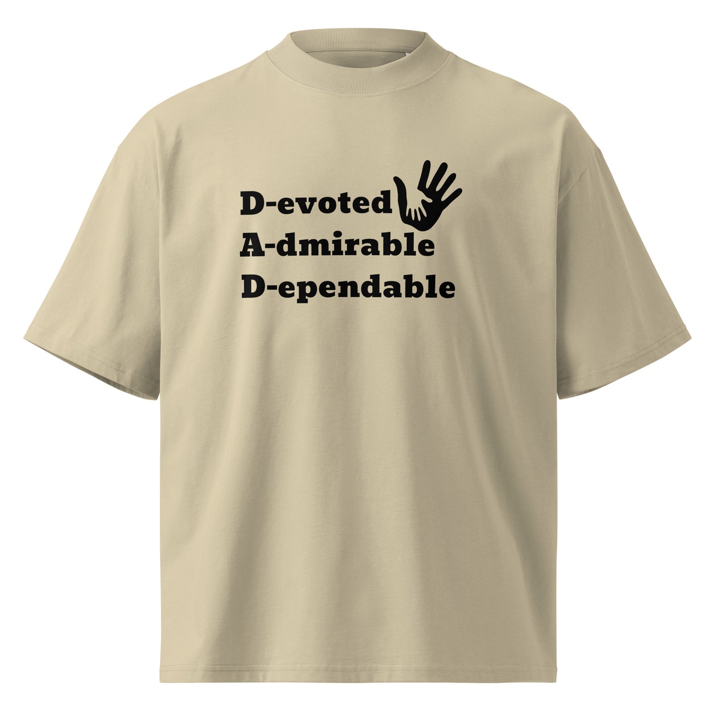Father's Day Inspirational Oversized High Neck T Shirt