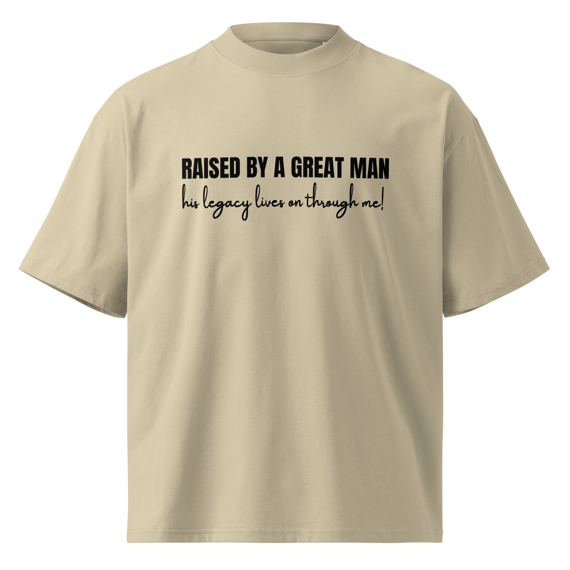 Father's Day Inspirational Oversized High Neck T Shirt