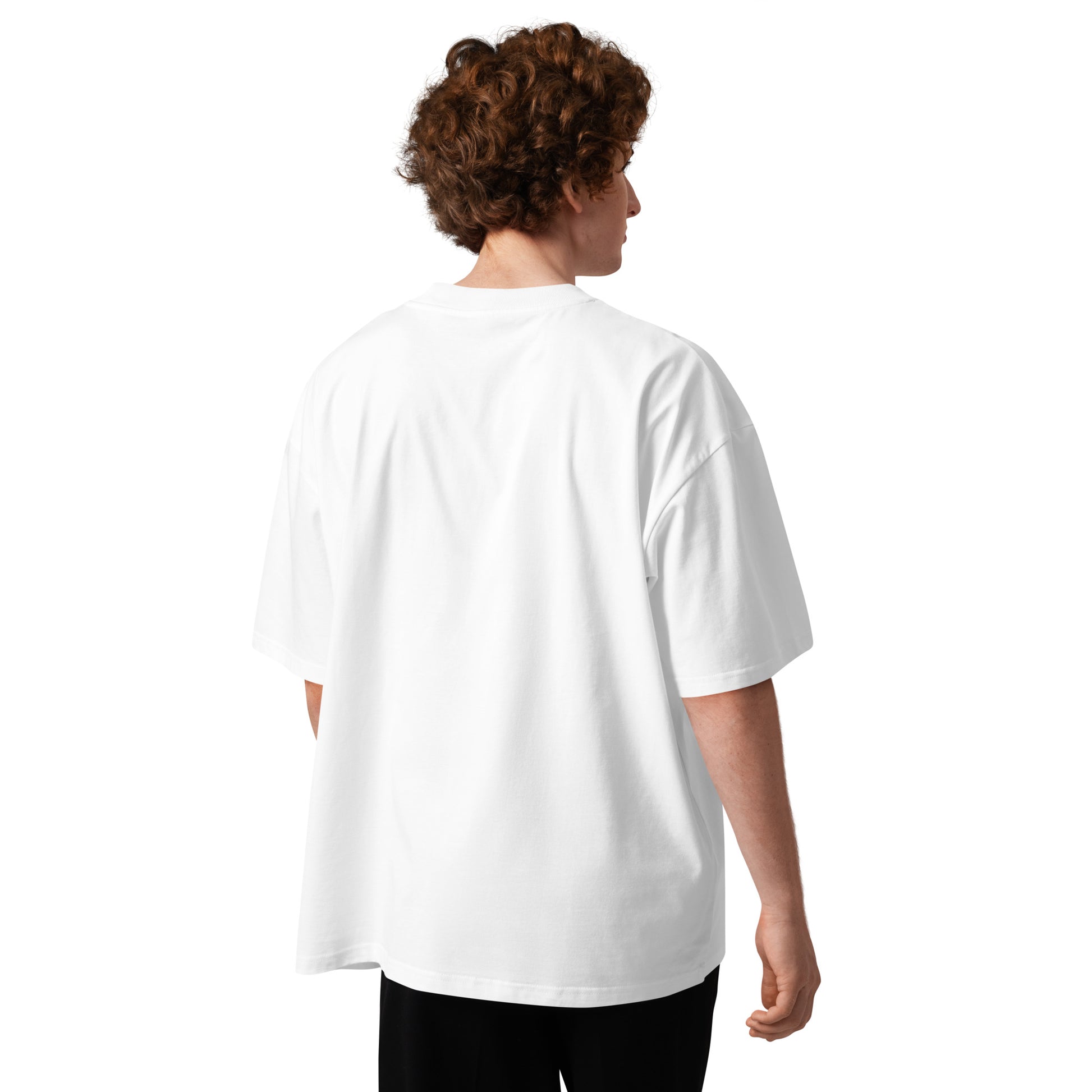 Keep Showing Up Christian Oversized High Neck Unisex T Shirt