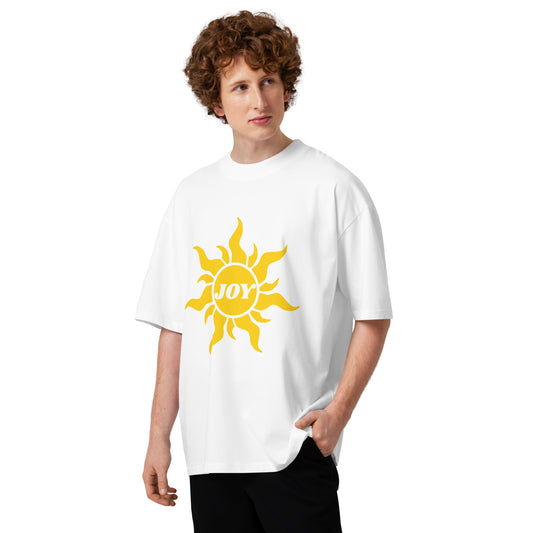 Joy Inspirational Oversized High Neck T Shirt