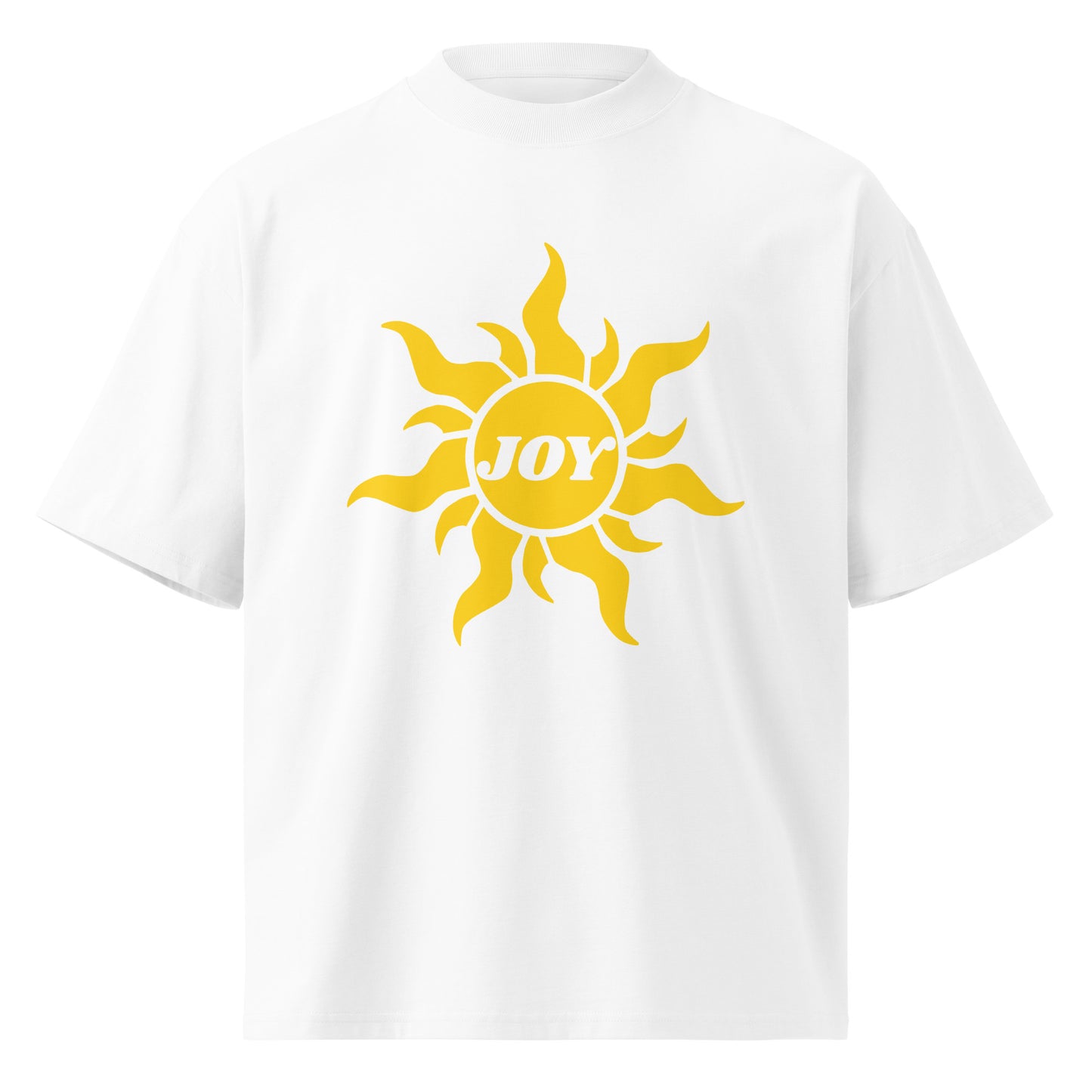 Joy Inspirational Oversized High Neck T Shirt