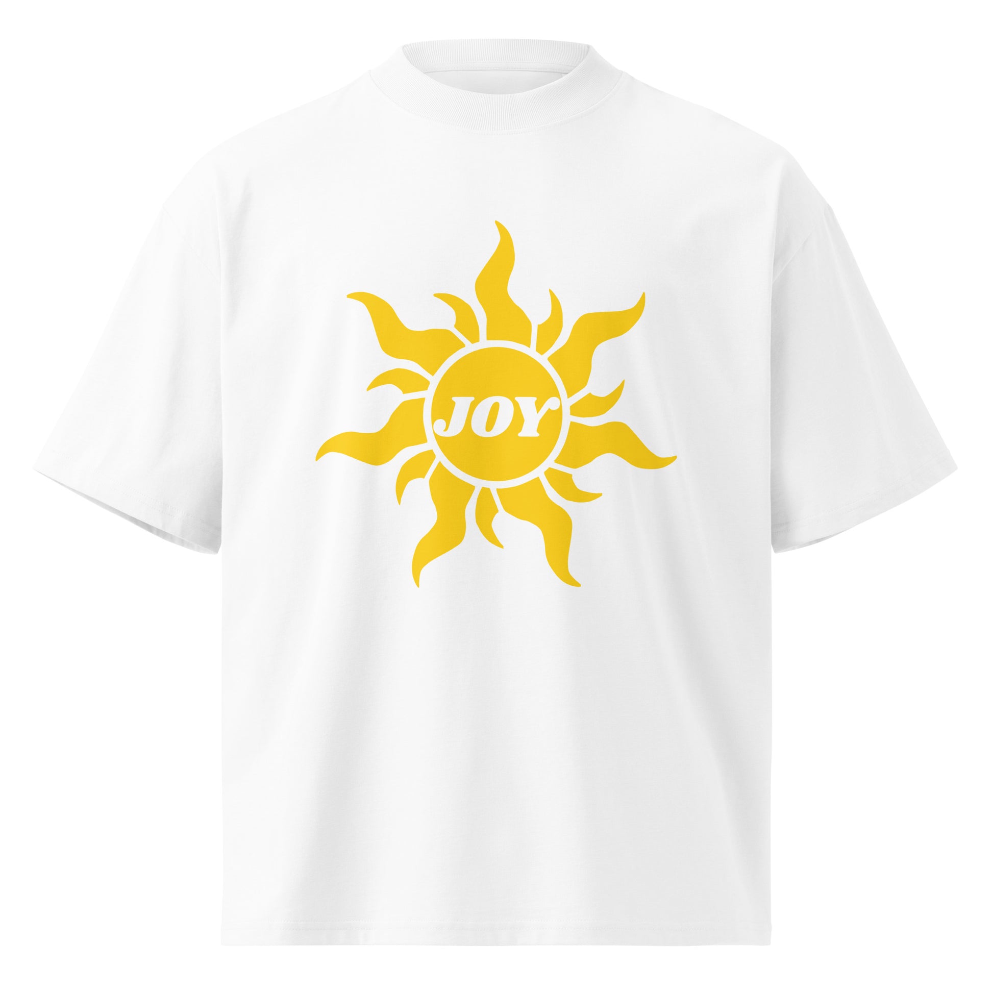 Joy Inspirational Oversized High Neck T Shirt