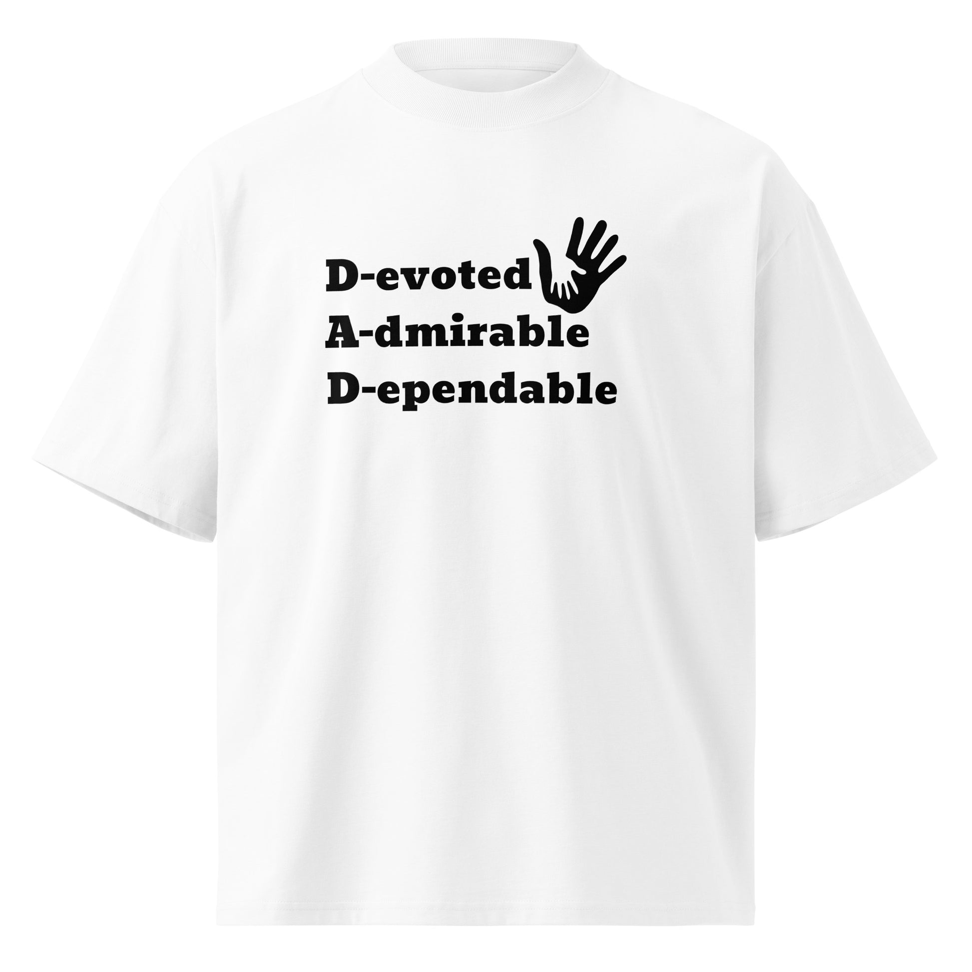 Father's Day Inspirational Oversized High Neck T Shirt
