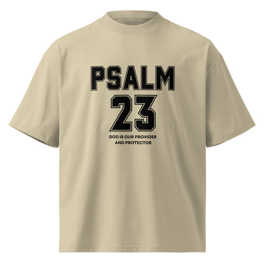 Psalm 23 Christian Inspirational Oversized High Neck T Shirt Unisex
