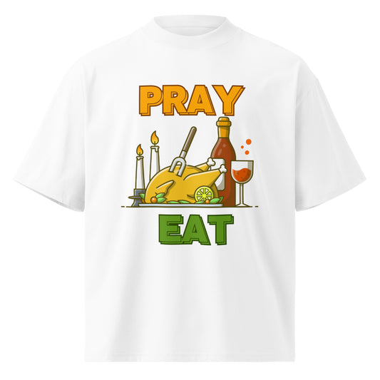 Happy Thanksgiving Unisex Organic Oversized High Neck T Shirt